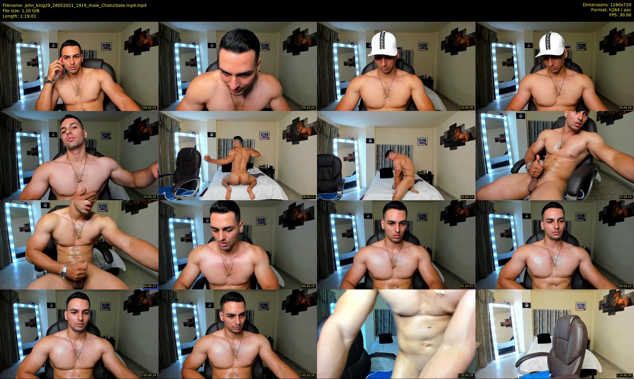 john_king29 — 80 minute Chaturbate male cam show recording, 720p, May 28, 2021
