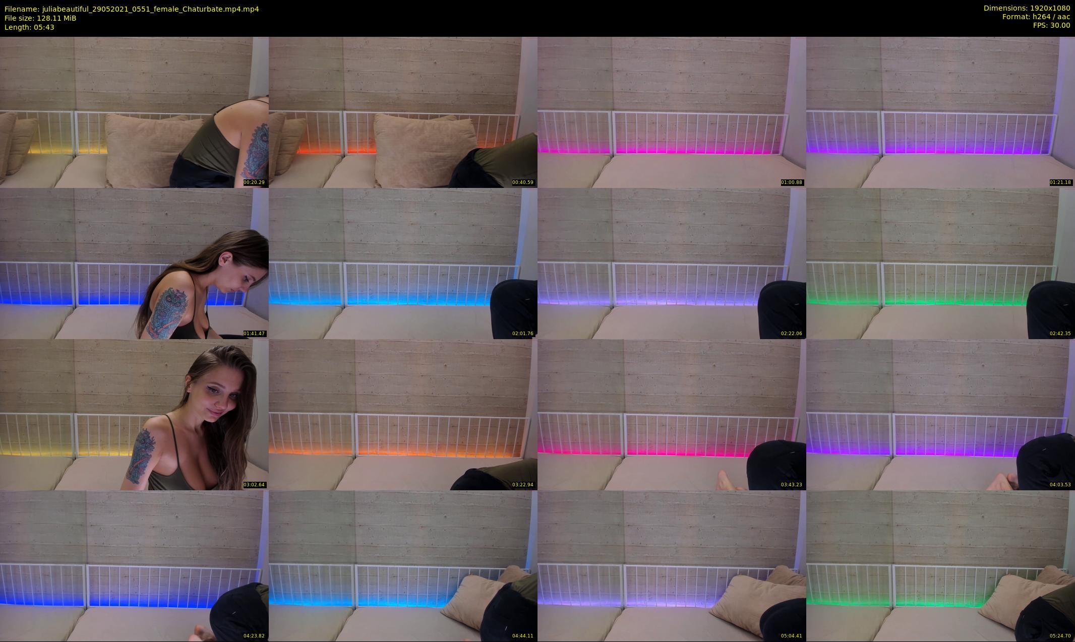 juliabeautiful — 6 minute Chaturbate female cam show recording, 1080p, May 29, 2021