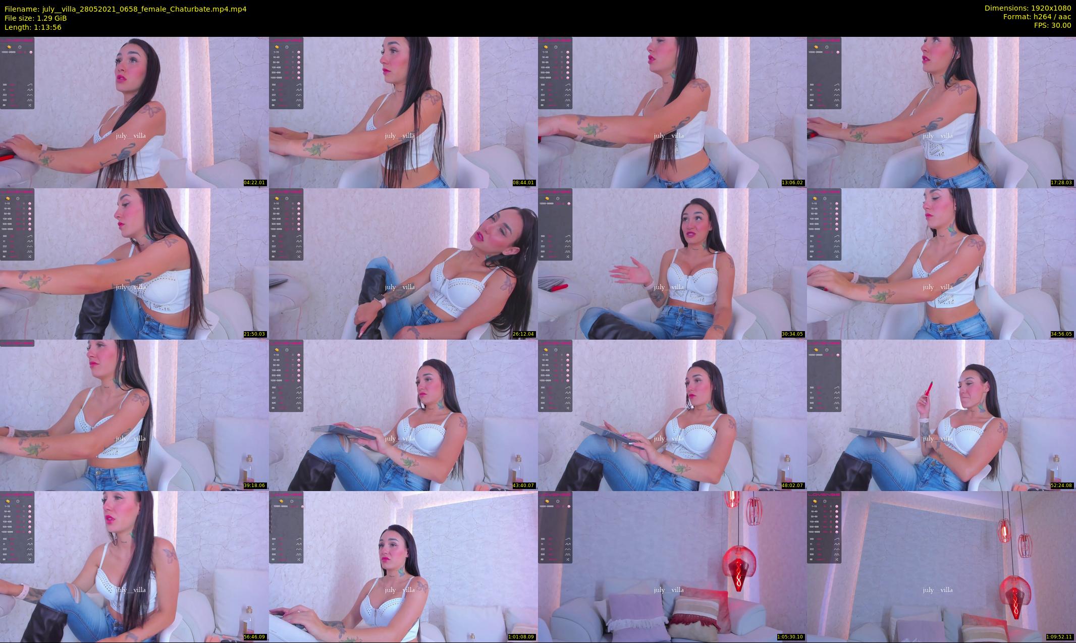 july__villa — 74 minute Chaturbate female cam show recording, 1080p, May 28, 2021