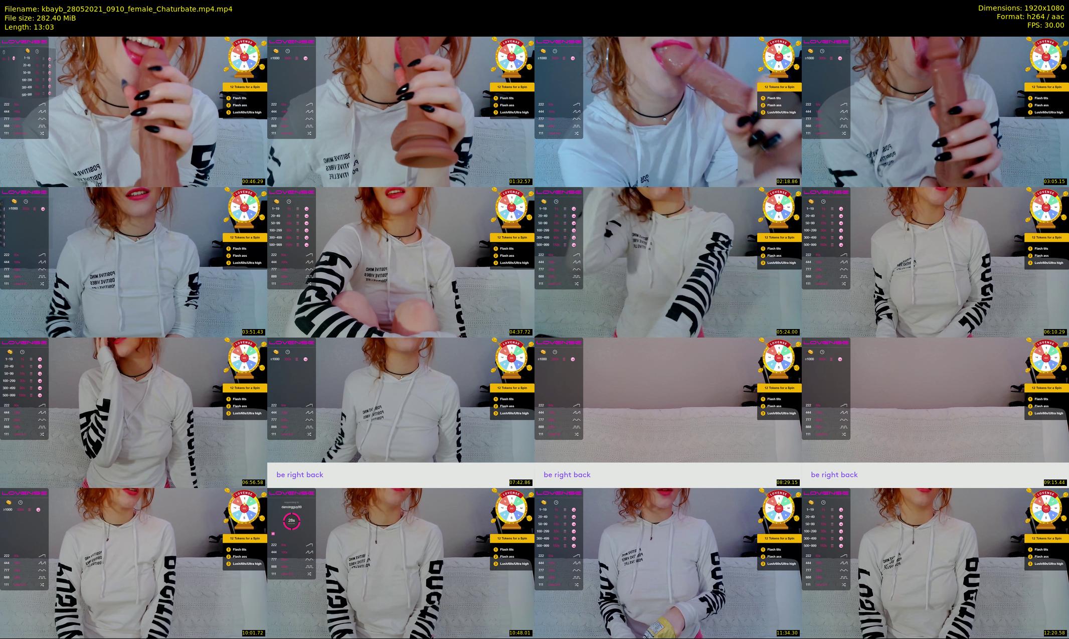kbayb — 14 minute Chaturbate female cam show recording, 1080p, May 28, 2021