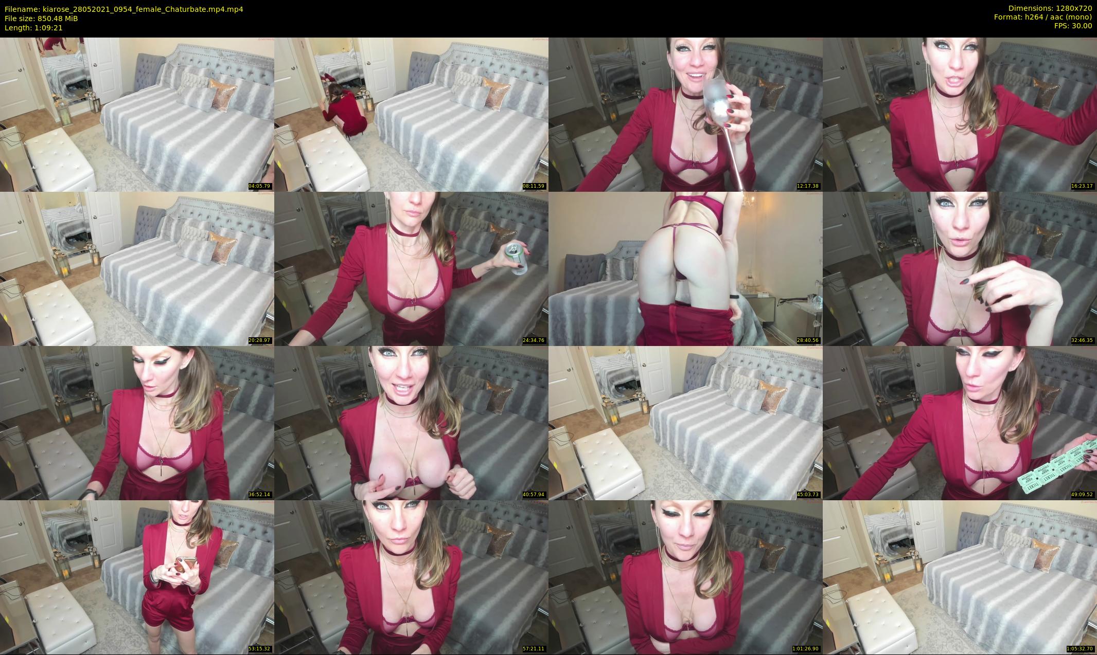 kiarose — 70 minute Chaturbate female cam show recording, 720p, May 28, 2021