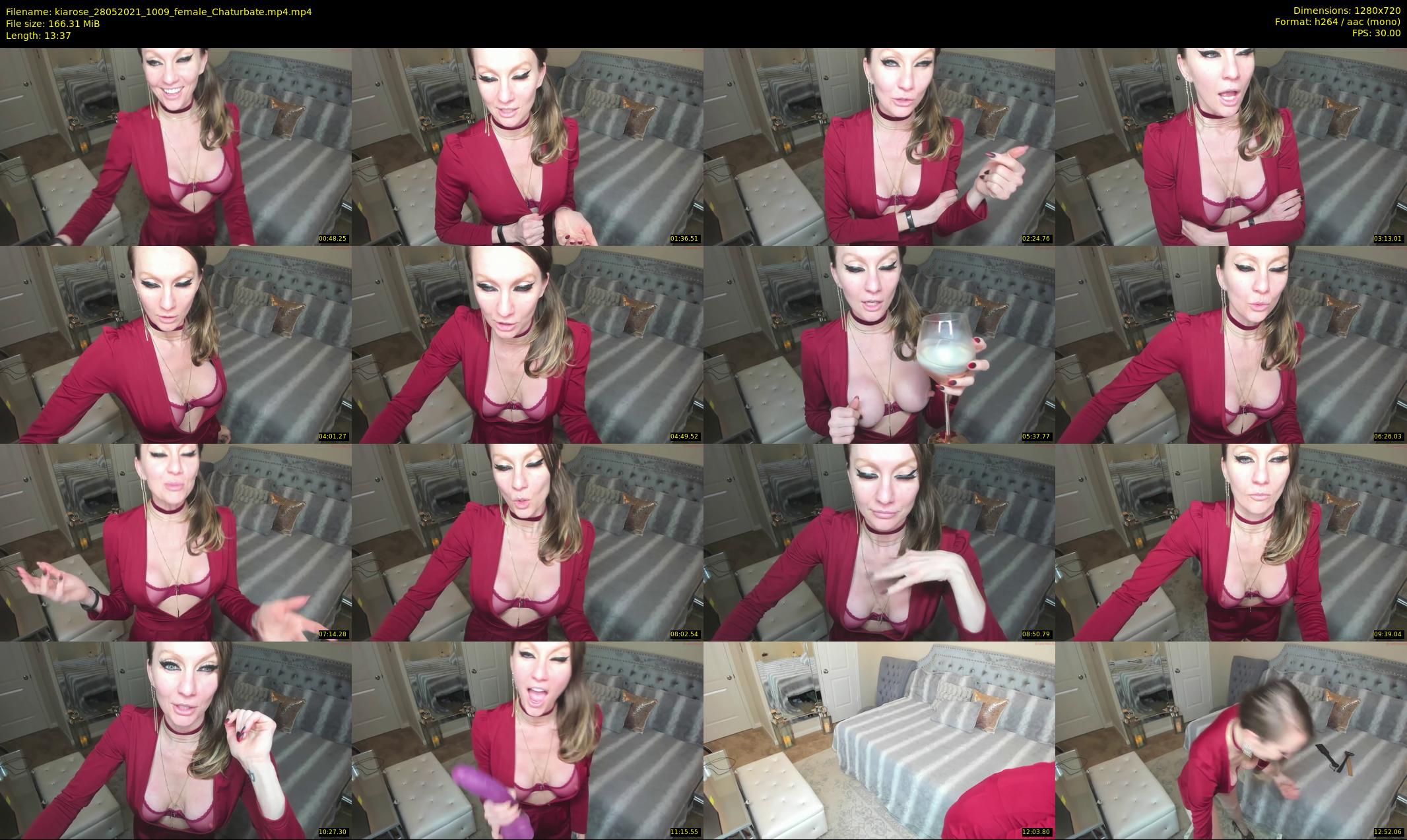 kiarose — 14 minute Chaturbate female cam show recording, 720p, May 28, 2021