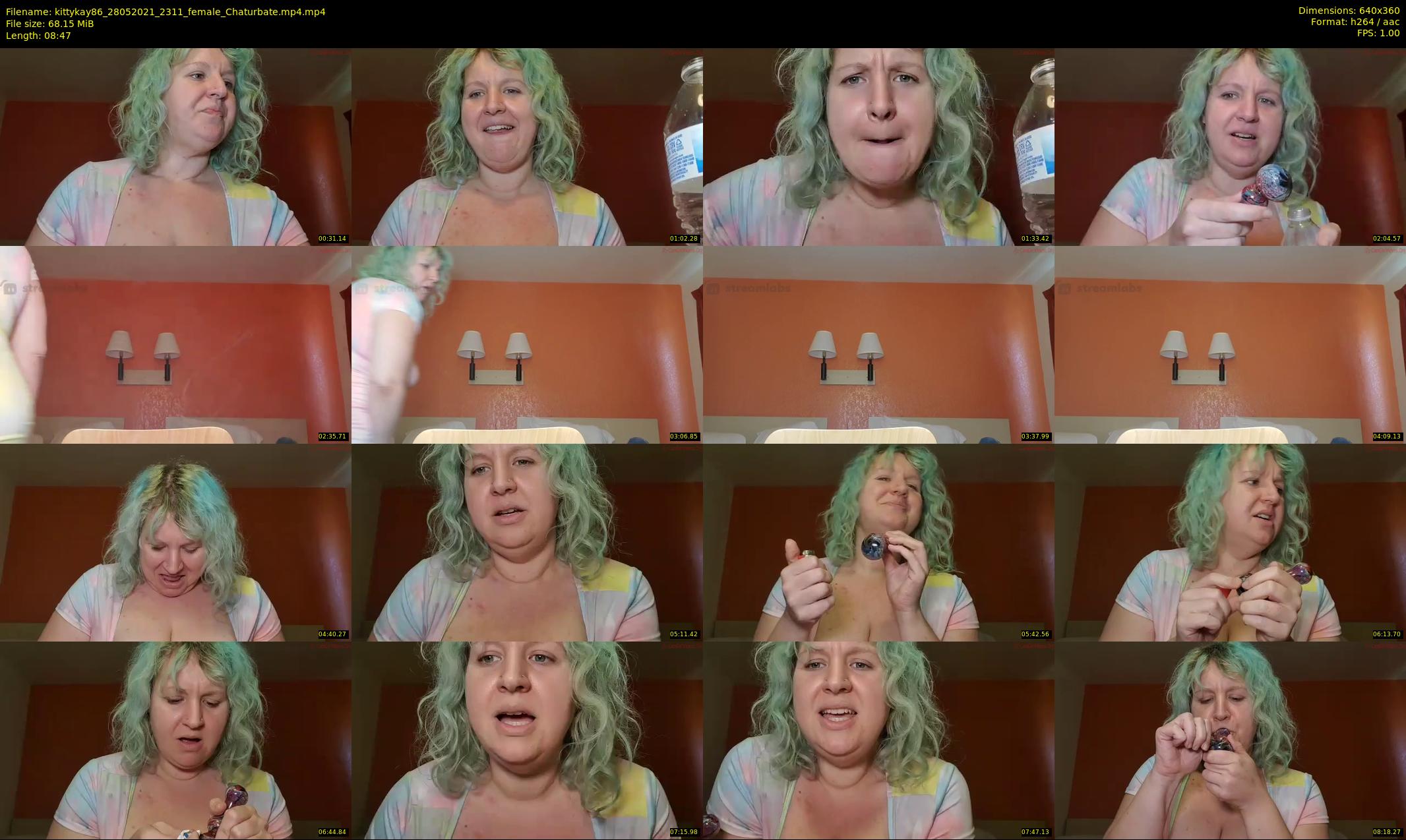 kittykay86 — 9 minute Chaturbate female cam show recording, 360p, May 28, 2021