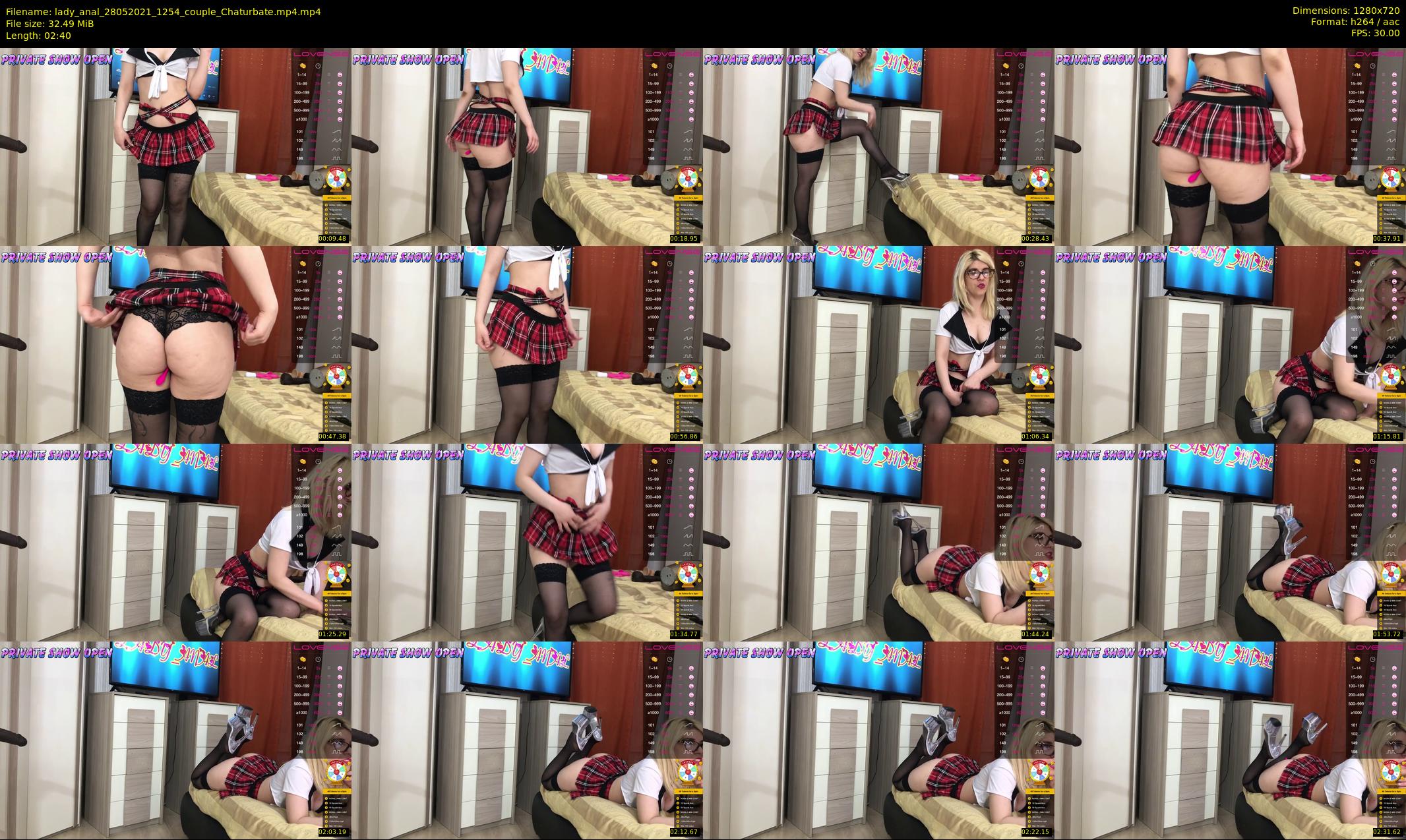 lady_anal — 3 minute Chaturbate female cam show recording, 720p, May 28, 2021
