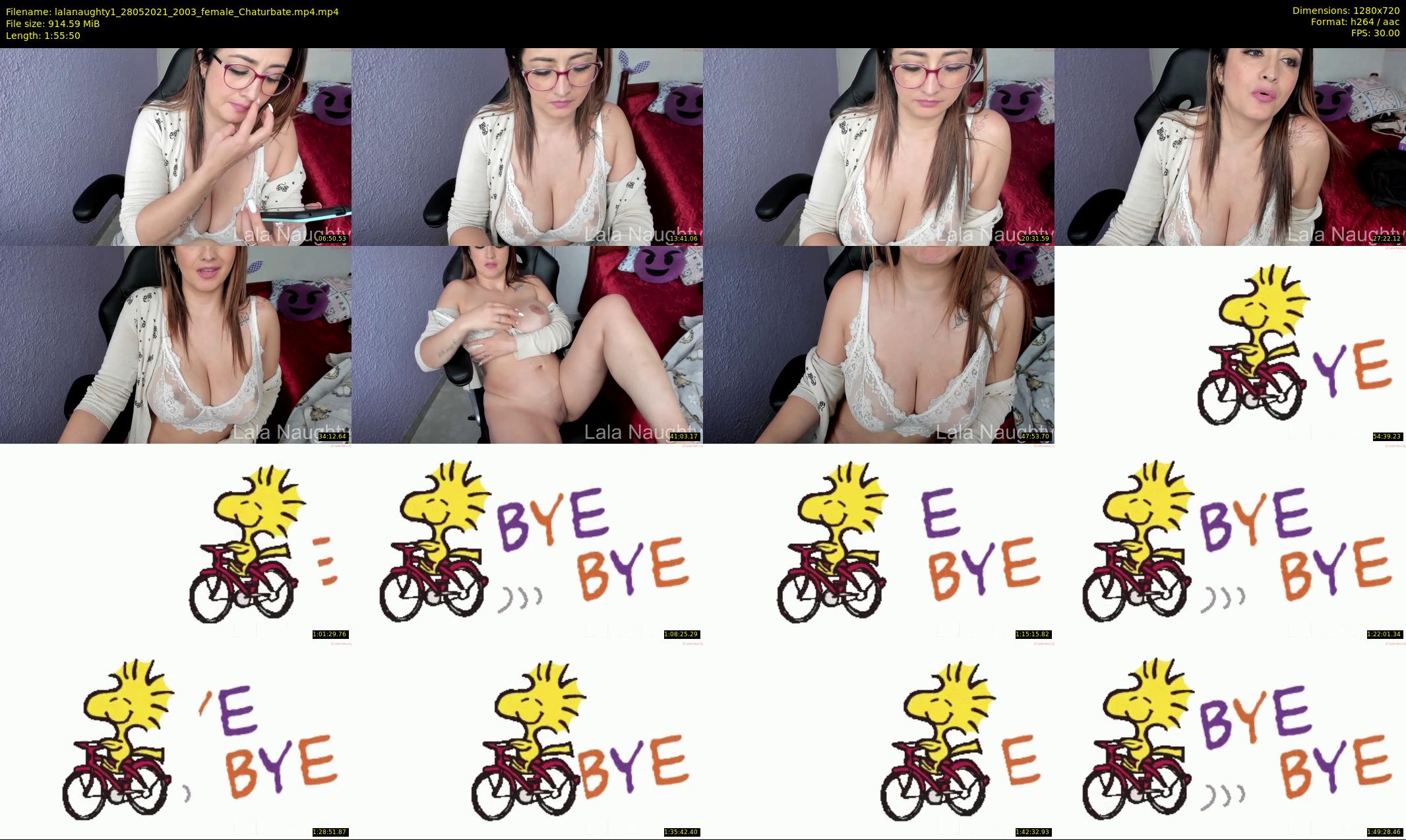 lalanaughty1 — 116 minute Chaturbate female cam show recording, 720p, May 28, 2021