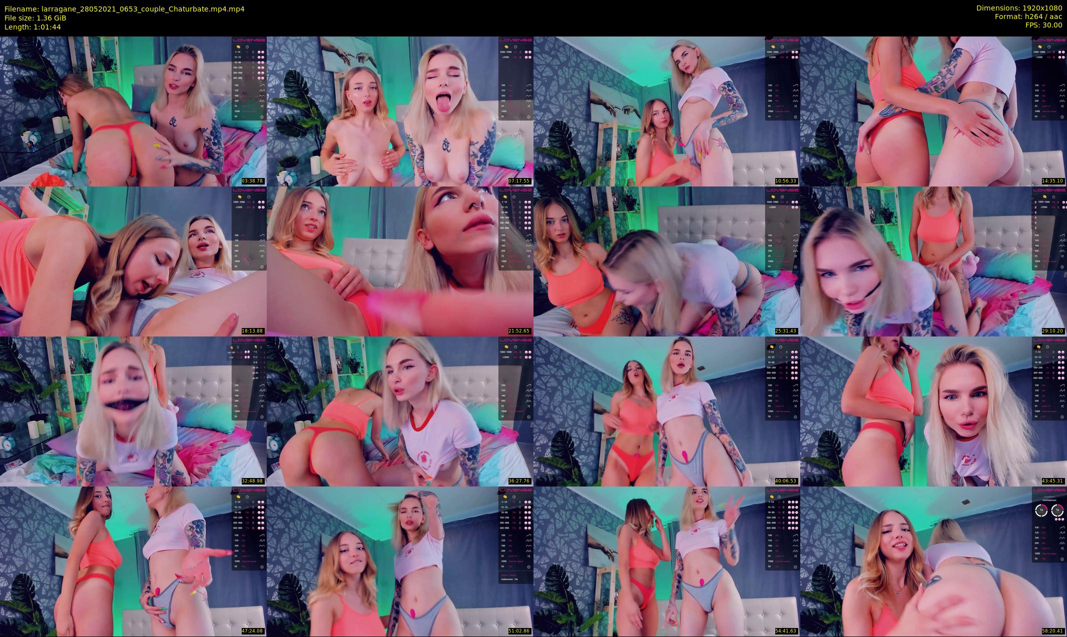 larragane — 62 minute Chaturbate couple cam show recording, 1080p, May 28, 2021