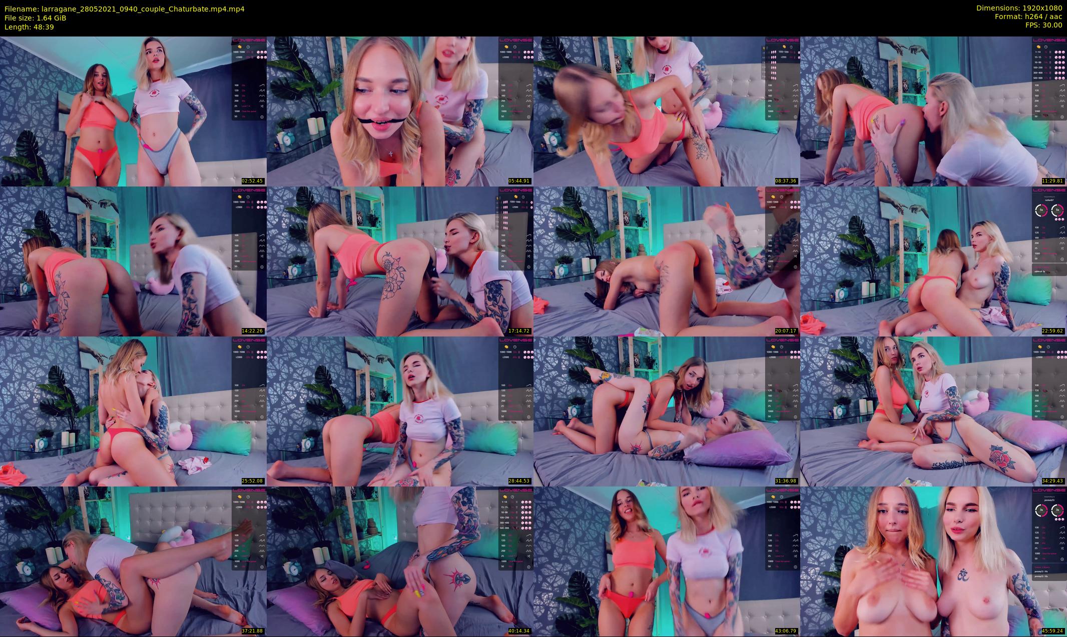 larragane — 49 minute Chaturbate couple cam show recording, 1080p, May 28, 2021