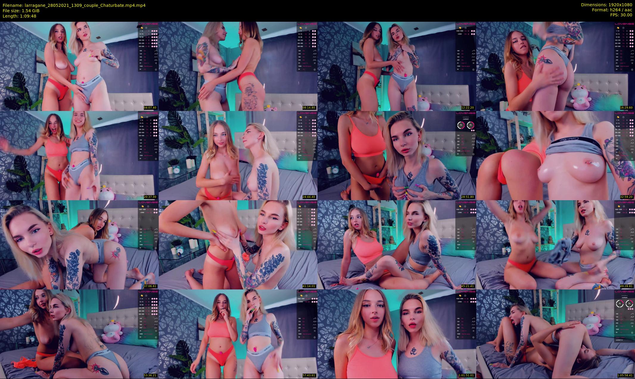 larragane — 70 minute Chaturbate couple cam show recording, 1080p, May 28, 2021