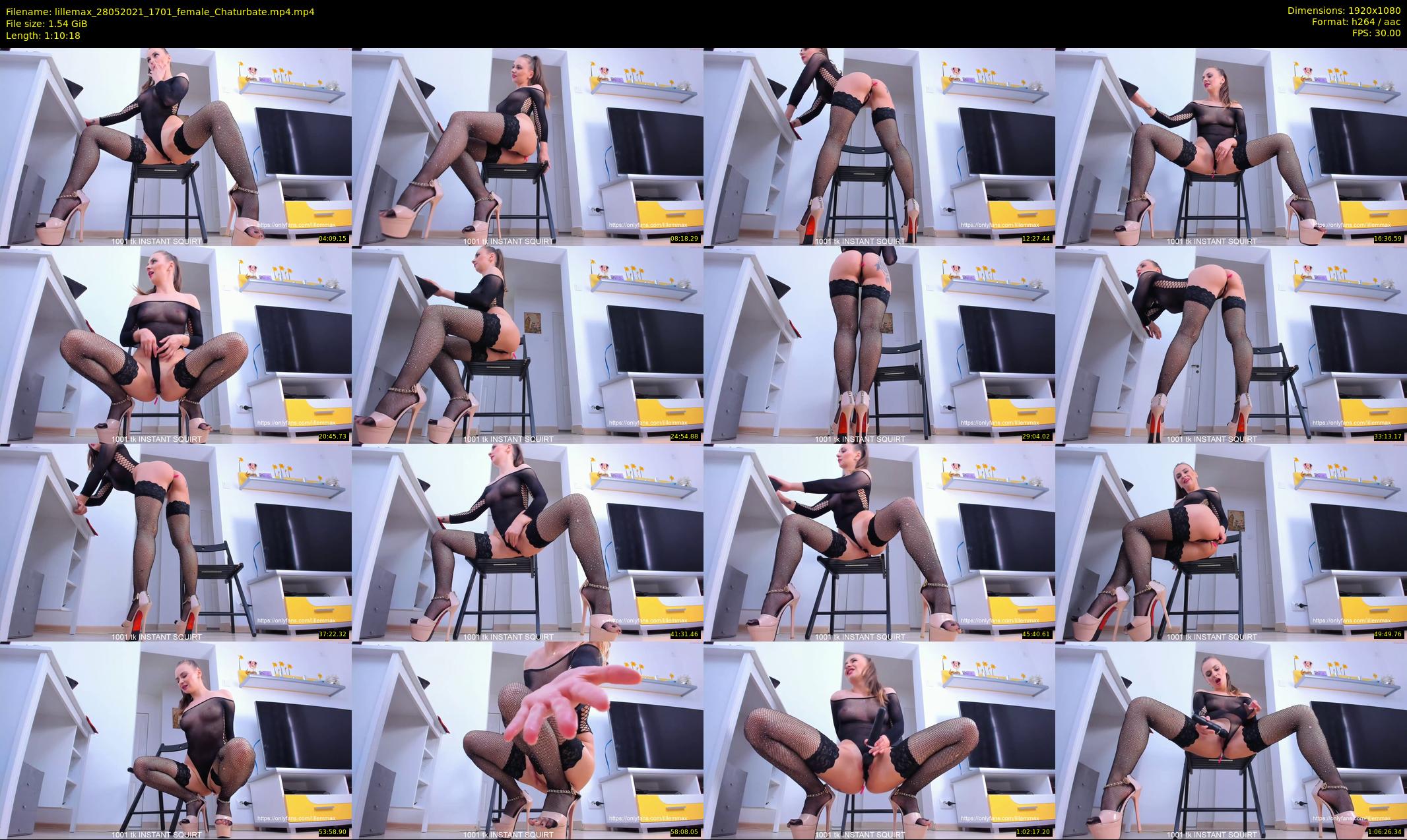 lillemax — 71 minute Chaturbate female cam show recording, 1080p, May 28, 2021