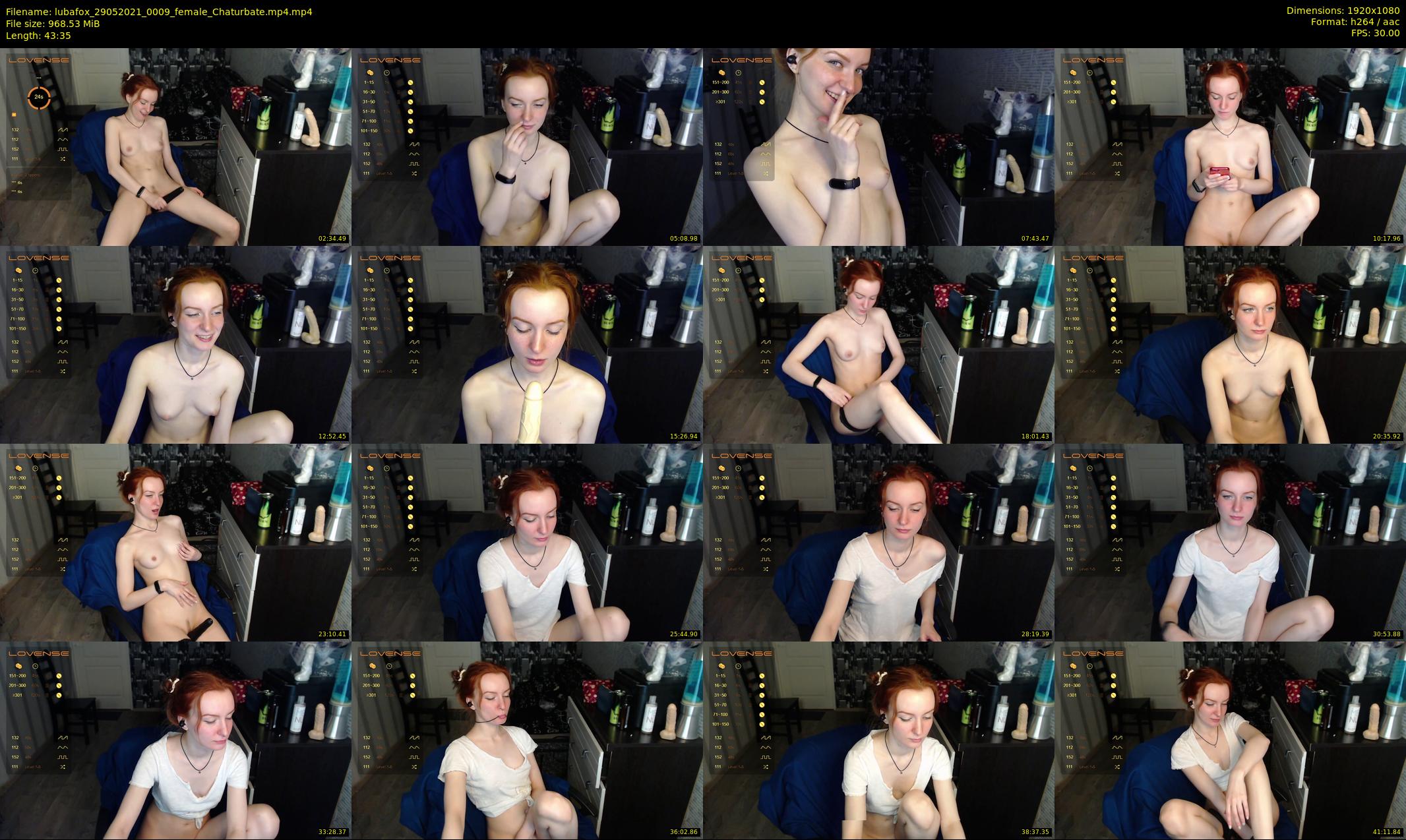 lubafox — 44 minute Chaturbate female cam show recording, 1080p, May 29, 2021