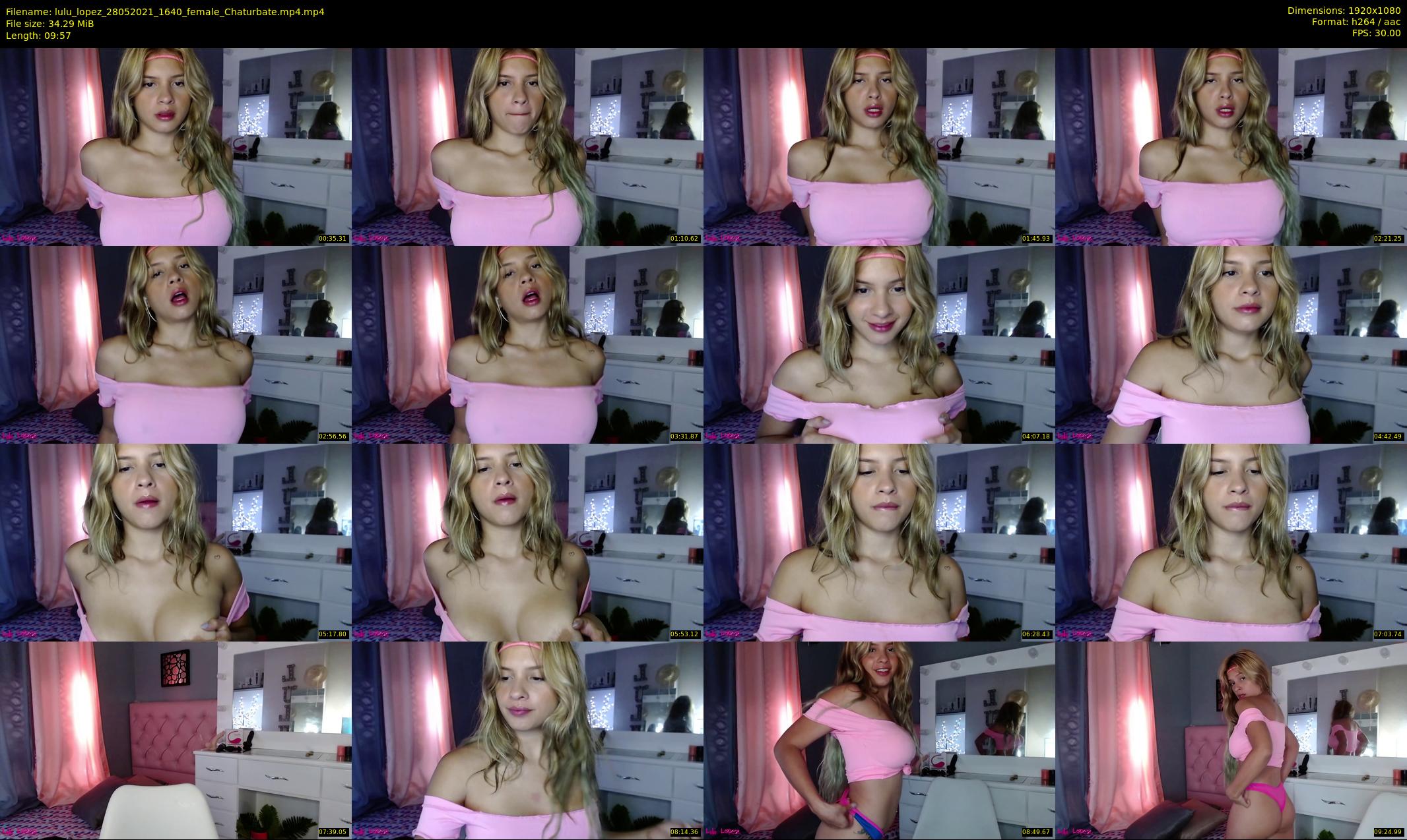 lulu_lopez — 10 minute Chaturbate female cam show recording, 1080p, May 28, 2021