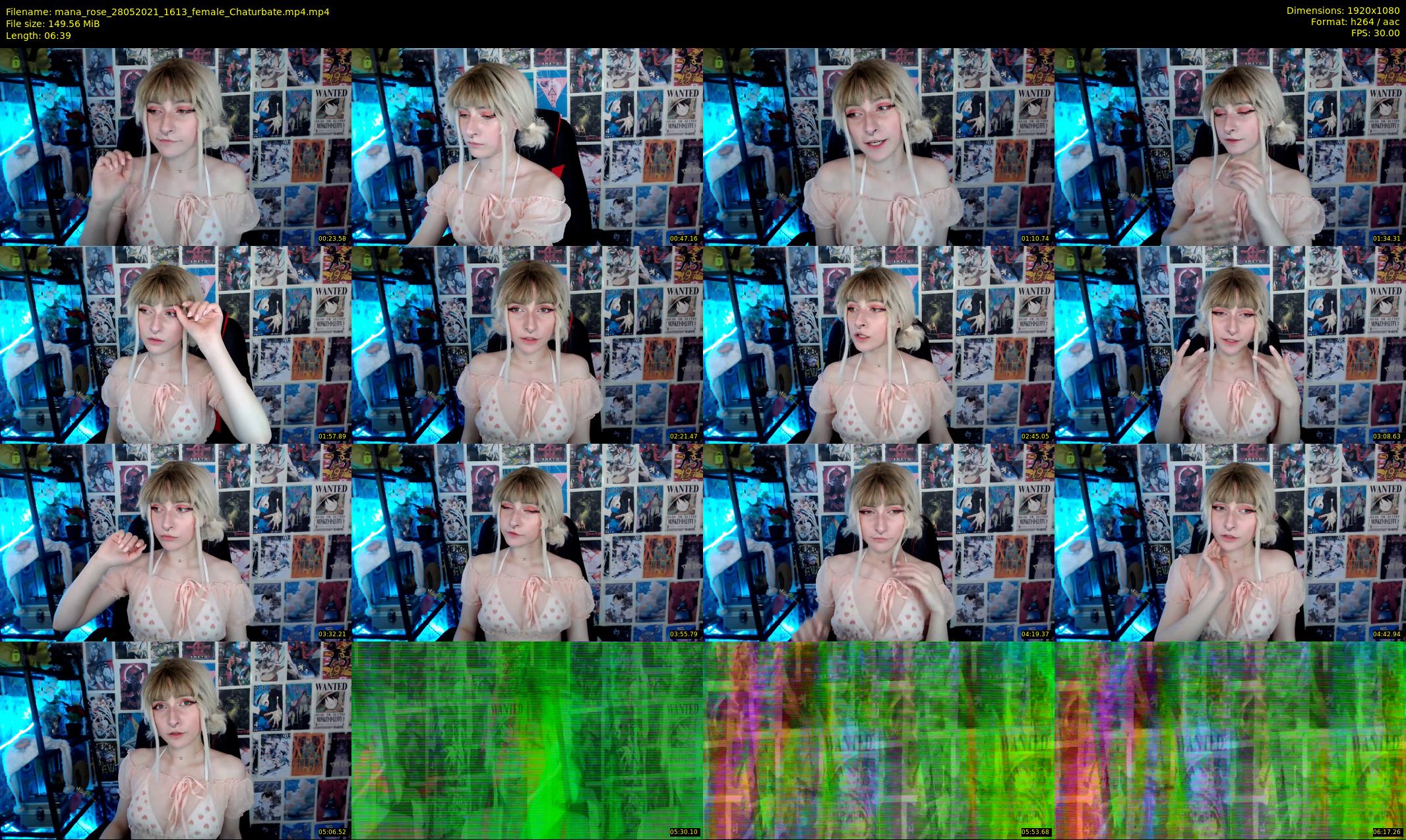 mana_rose — 7 minute Chaturbate female cam show recording, 1080p, May 28, 2021