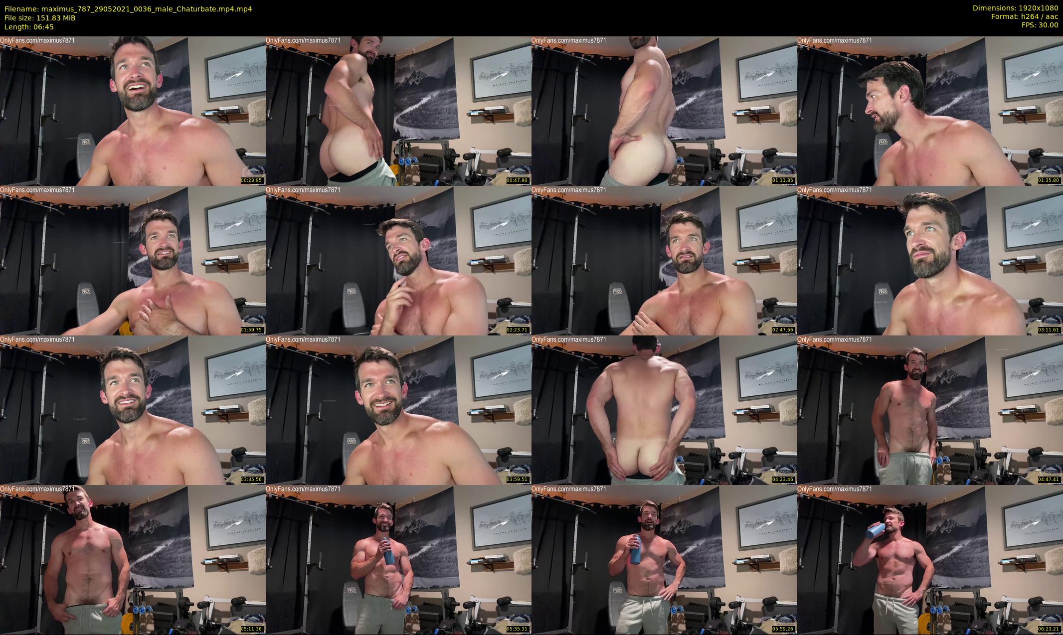 maximus_787 — 7 minute Chaturbate male cam show recording, 1080p, May 29, 2021
