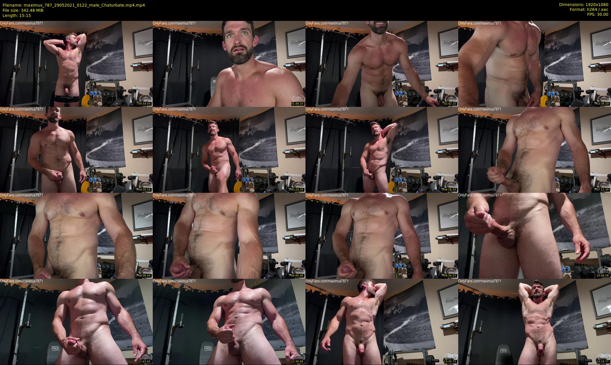 maximus_787 — 16 minute Chaturbate male cam show recording, 1080p, May 29, 2021