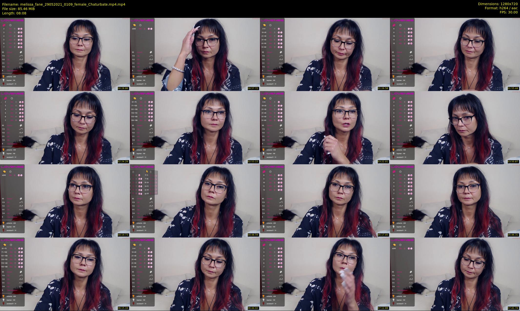 melissa_fane — 9 minute Chaturbate female cam show recording, 720p, May 29, 2021