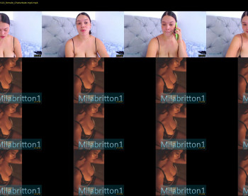 milabritton1 — 43 minute Chaturbate female cam show recording, 720p, May 28, 2021