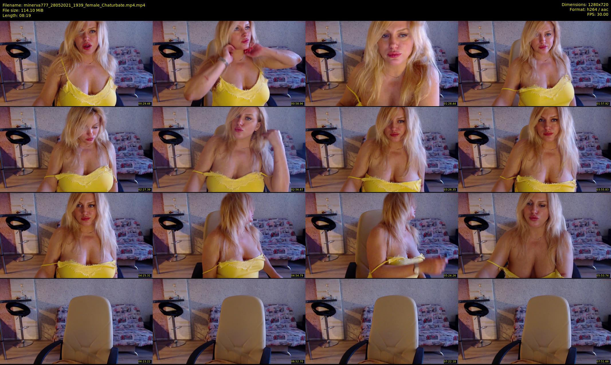 minerva777 — 9 minute Chaturbate female cam show recording, 720p, May 28, 2021