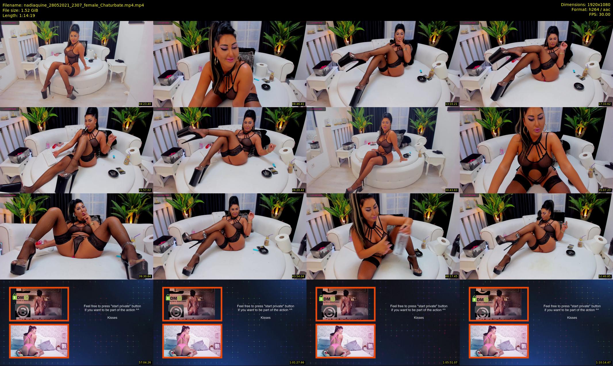 nadiaquine — 75 minute Chaturbate female cam show recording, 1080p, May 28, 2021