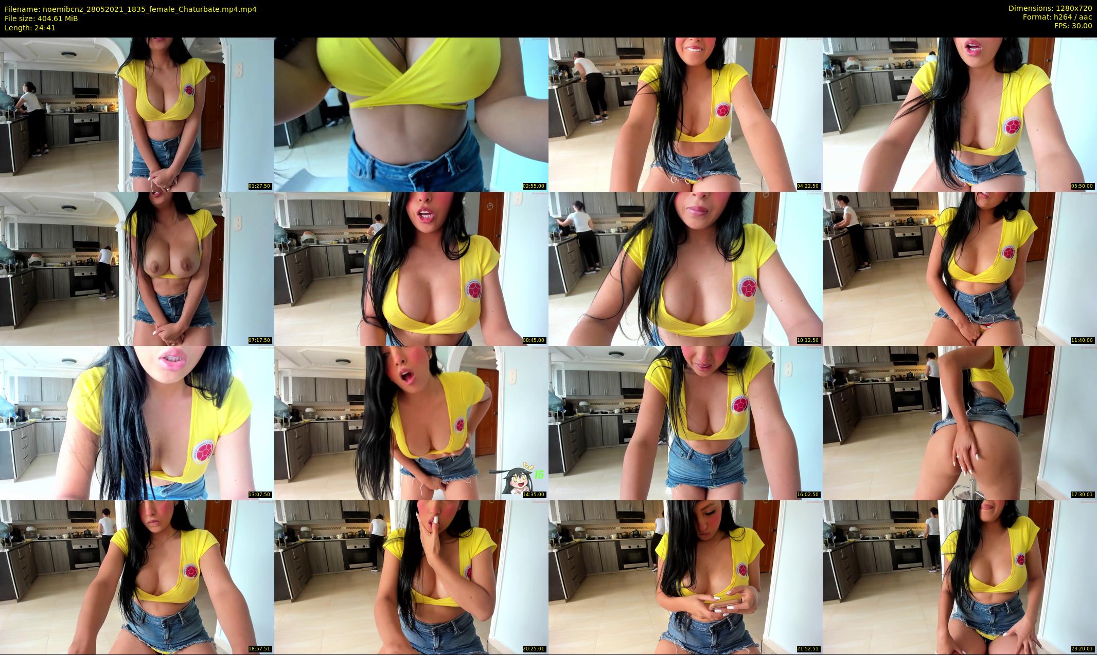 noemibcnz — 25 minute Chaturbate couple cam show recording, 720p, May 28, 2021