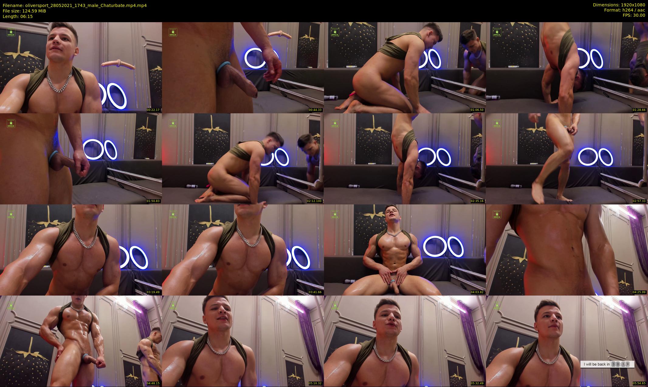 oliversport — 7 minute Chaturbate male cam show recording, 1080p, May 28, 2021