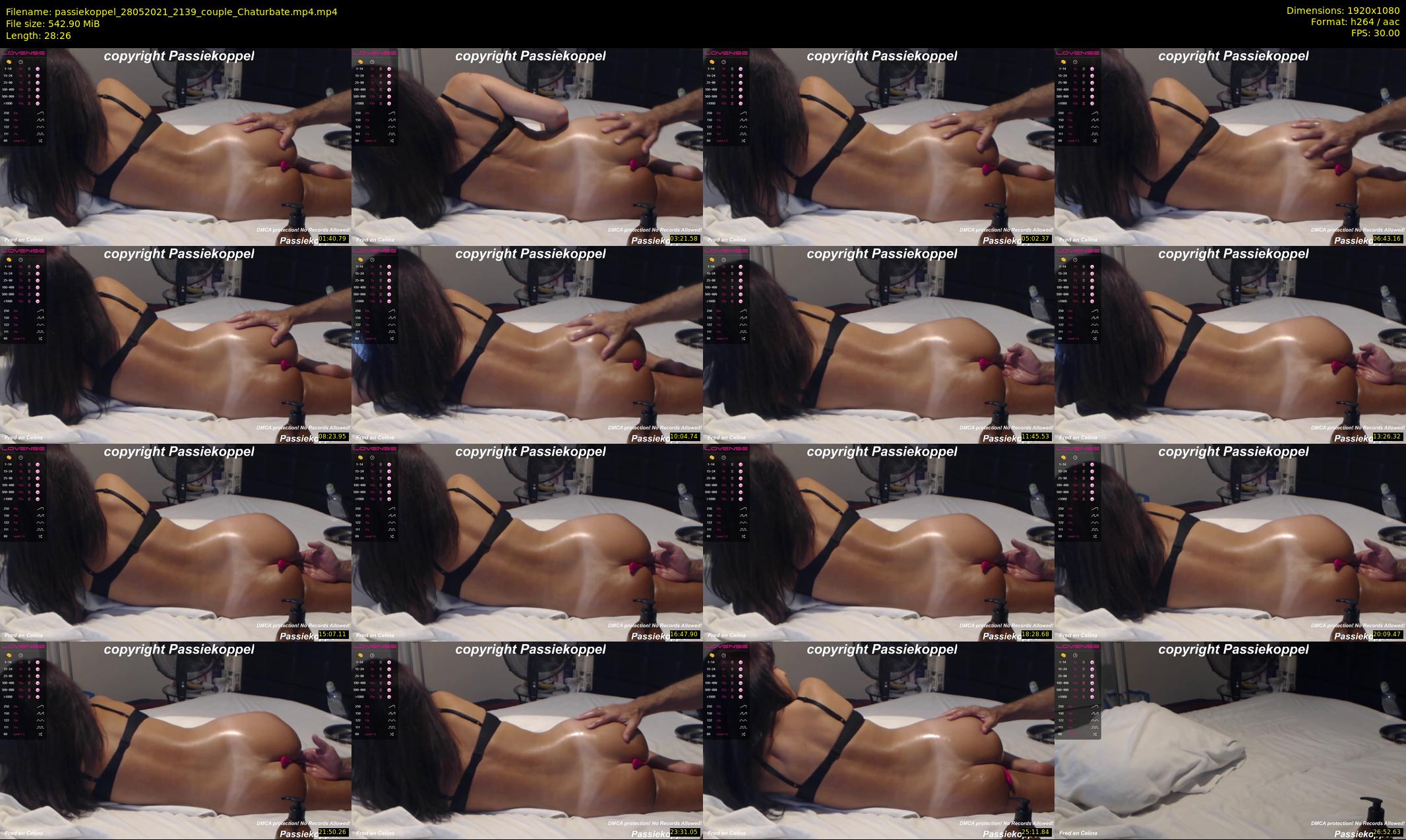 passiekoppel — 29 minute Chaturbate couple cam show recording, 1080p, May 28, 2021