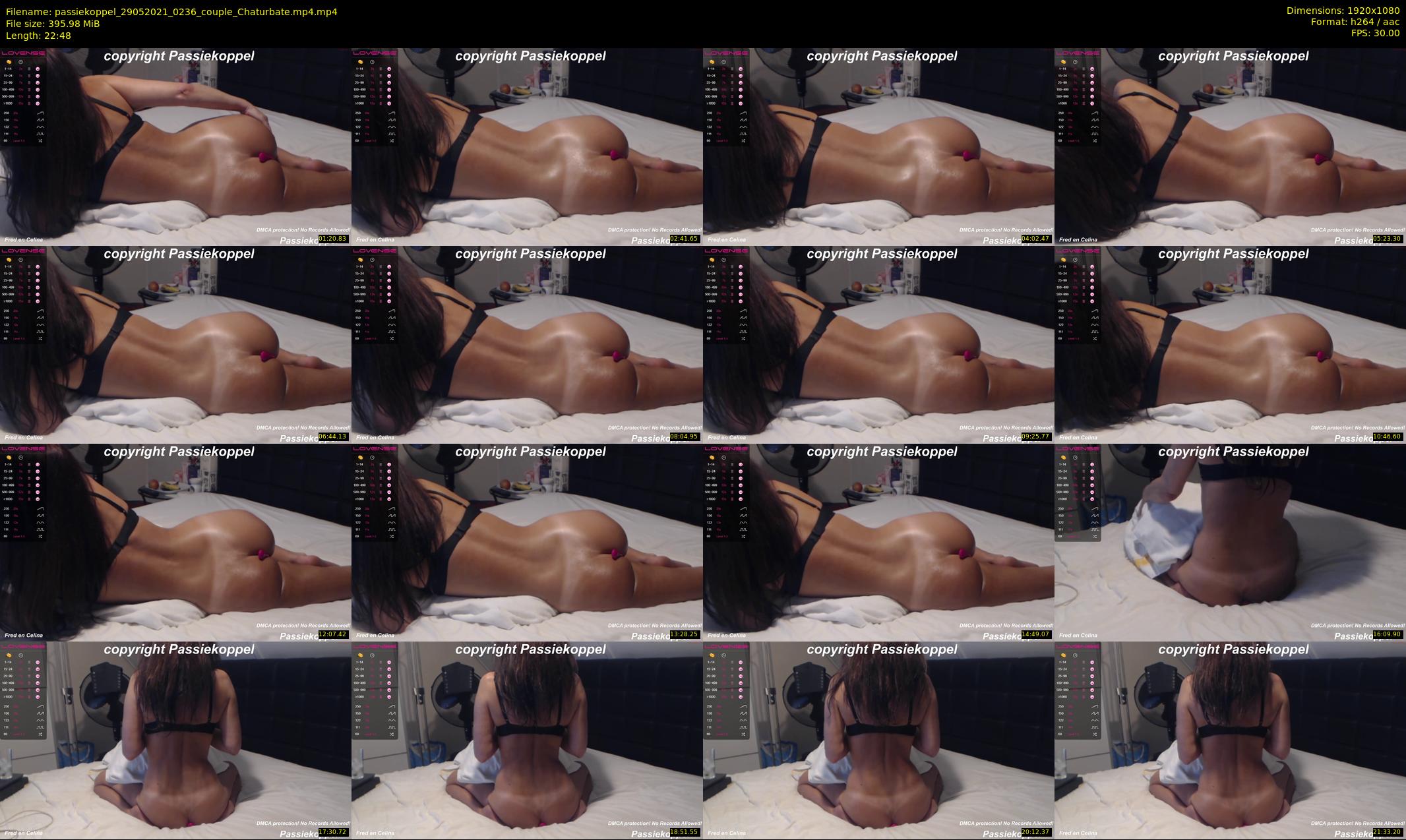 passiekoppel — 23 minute Chaturbate couple cam show recording, 1080p, May 29, 2021