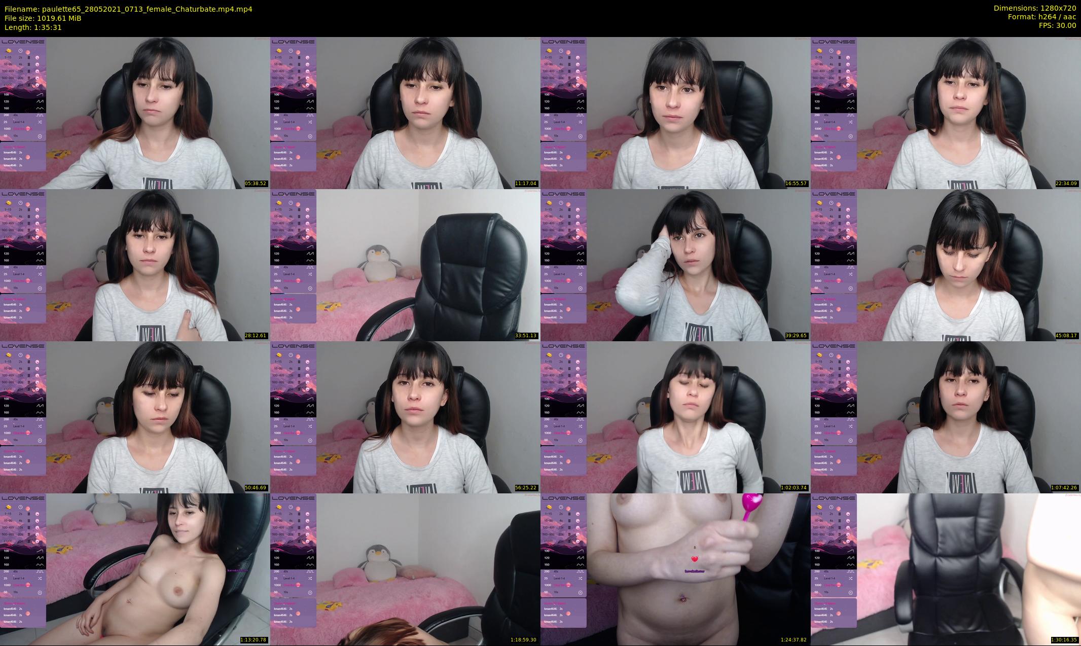 paulette65 — 96 minute Chaturbate female cam show recording, 720p, May 28, 2021