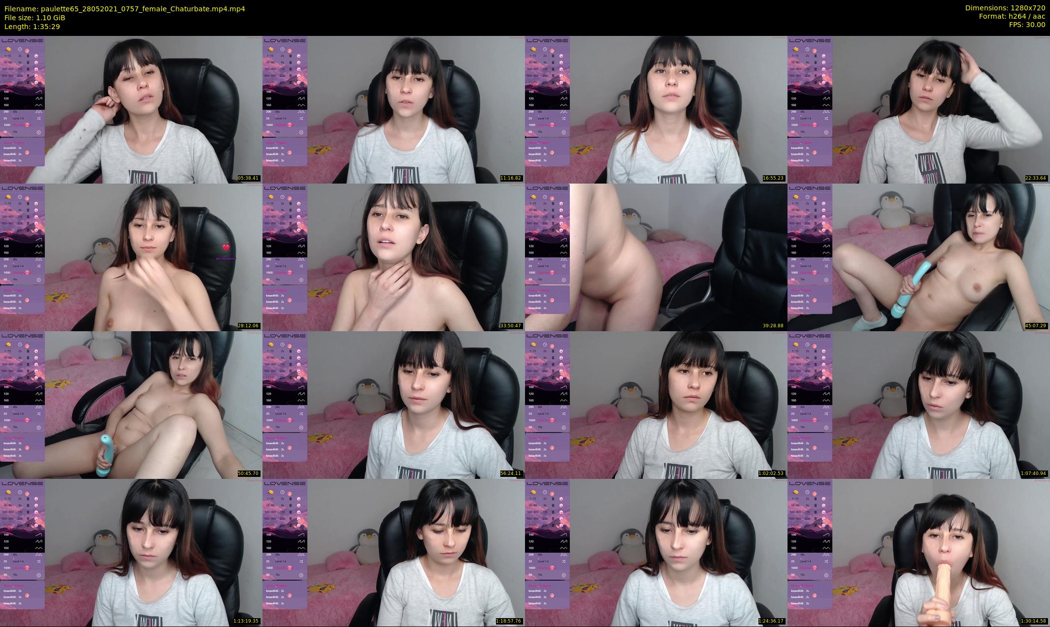 paulette65 — 96 minute Chaturbate female cam show recording, 720p, May 28, 2021
