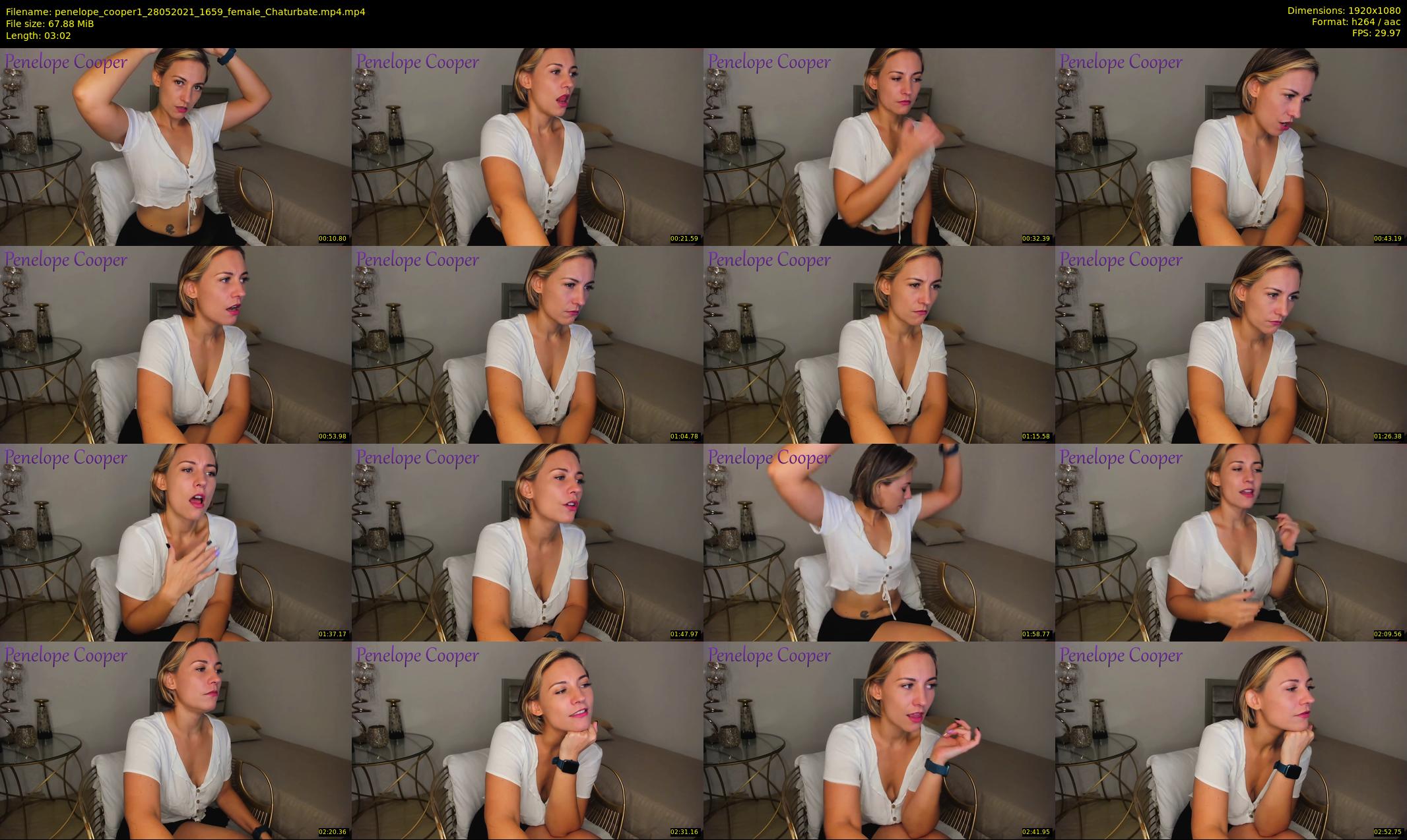 penelope_cooper1 — 4 minute Chaturbate female cam show recording, 1080p, May 28, 2021