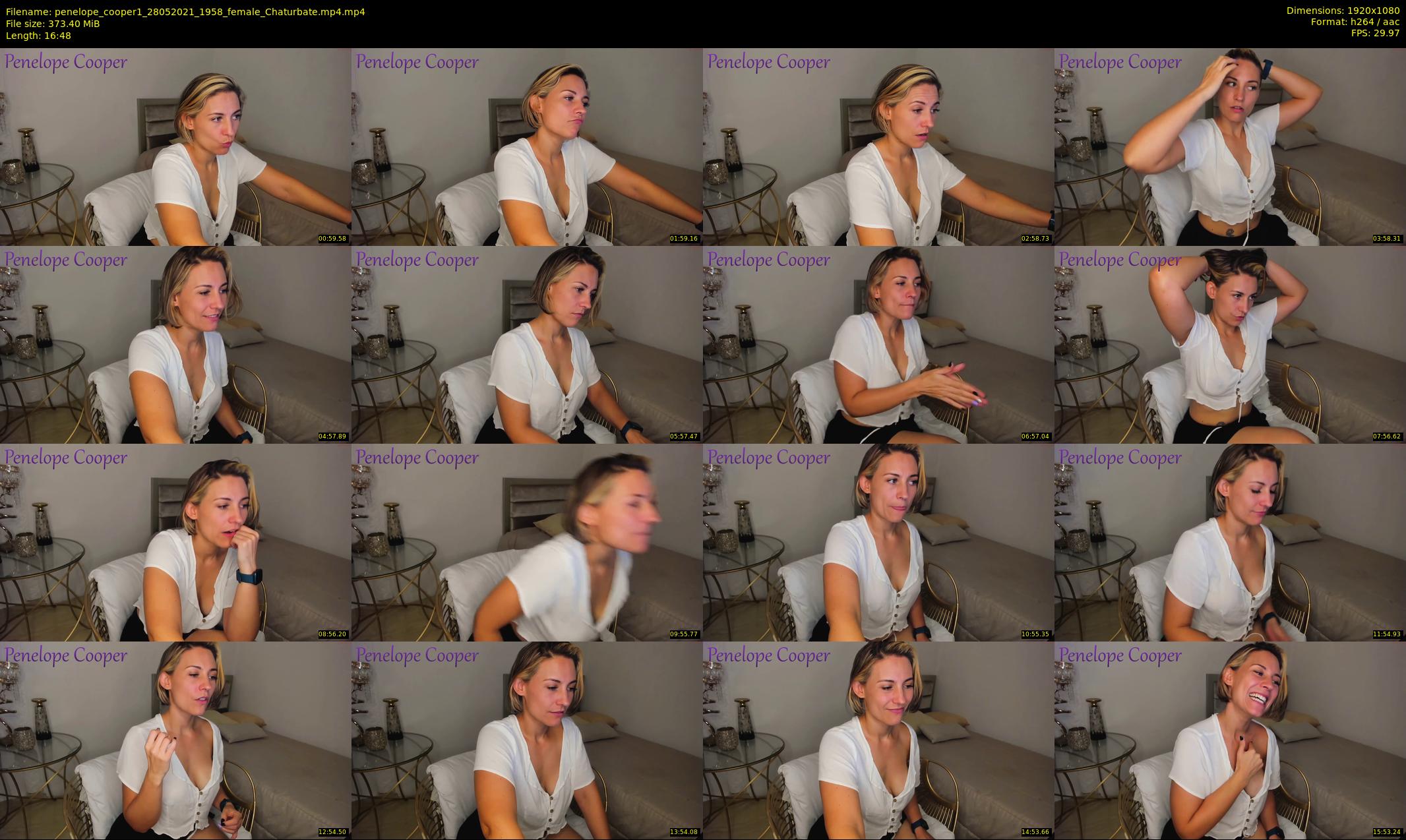 penelope_cooper1 — 17 minute Chaturbate female cam show recording, 1080p, May 28, 2021