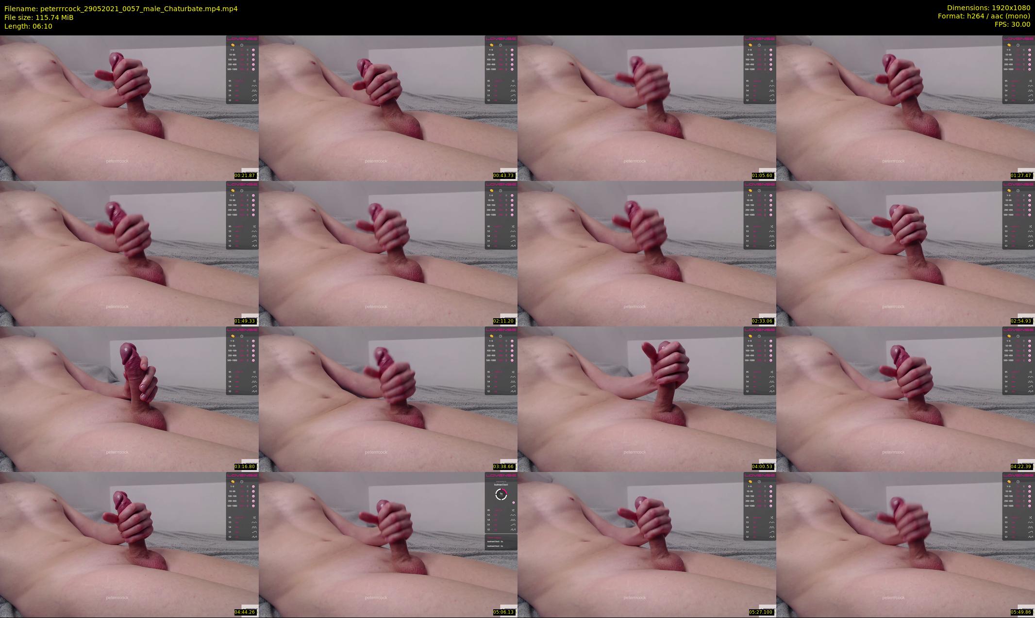 peterrrcock — 7 minute Chaturbate male cam show recording, 1080p, May 29, 2021
