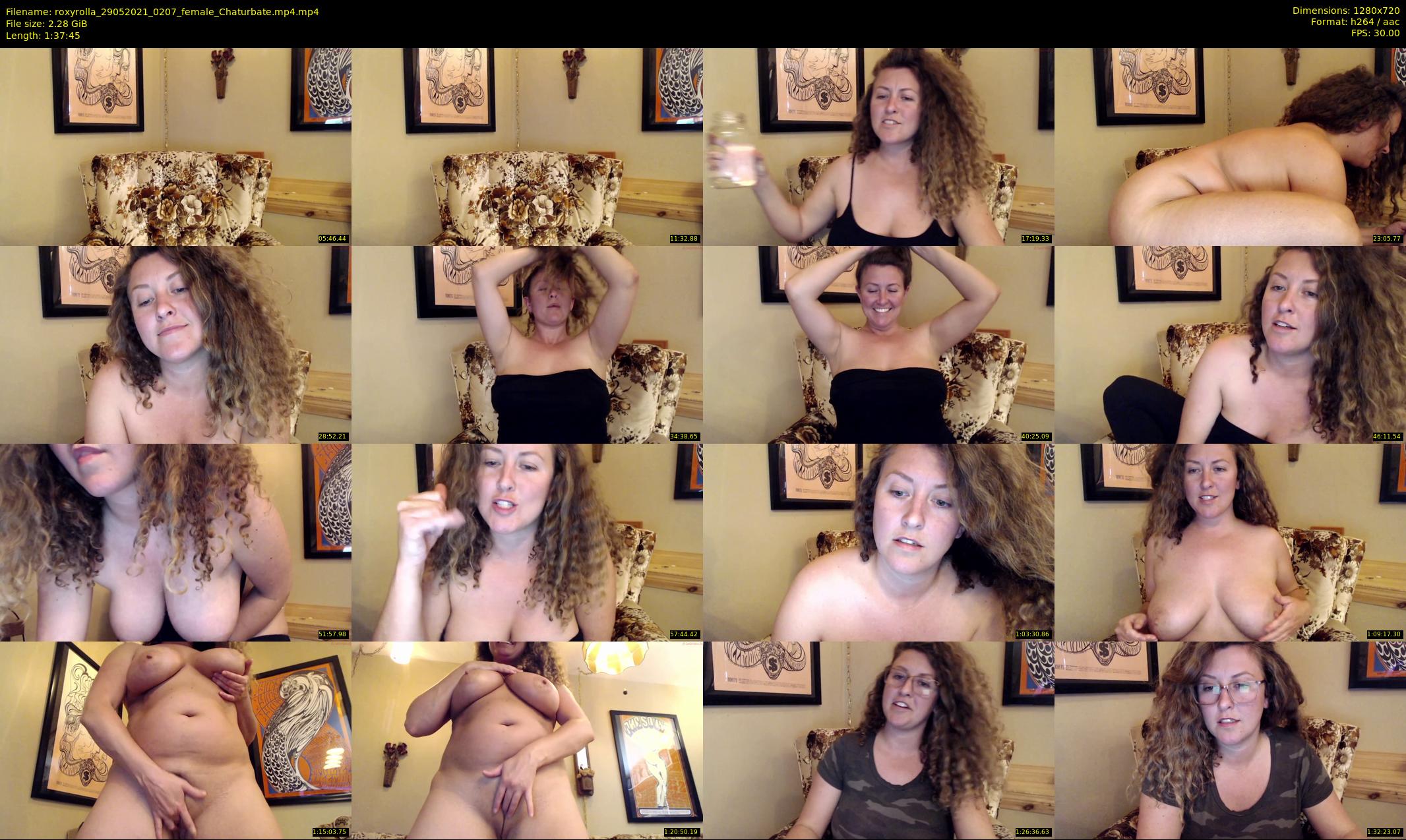 roxyrolla — 98 minute Chaturbate female cam show recording, 720p, May 29, 2021