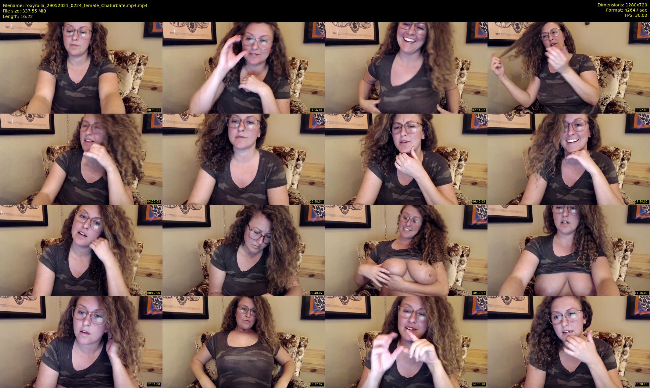 roxyrolla — 17 minute Chaturbate female cam show recording, 720p, May 29, 2021