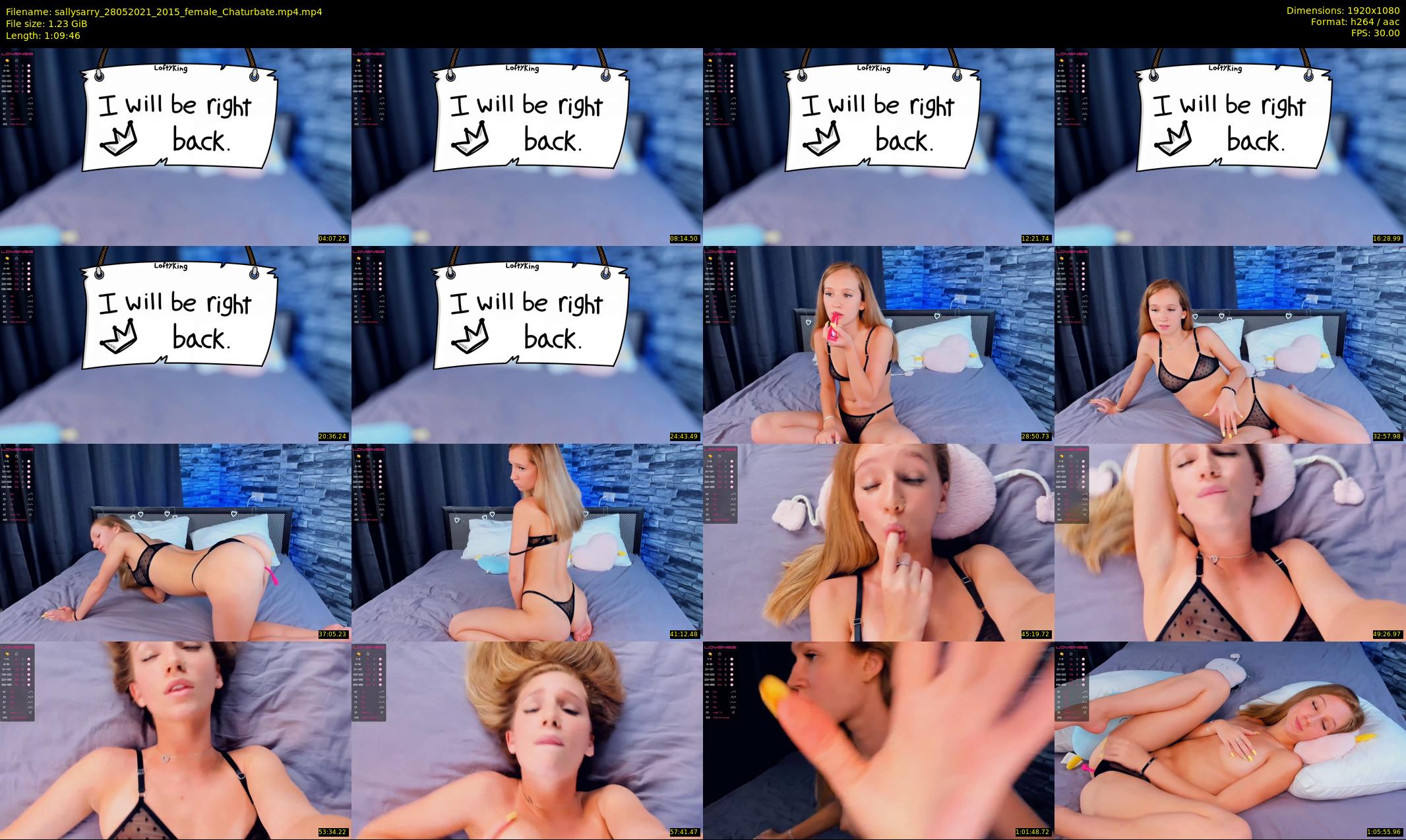 sallysarry — 70 minute Chaturbate couple cam show recording, 1080p, May 28, 2021