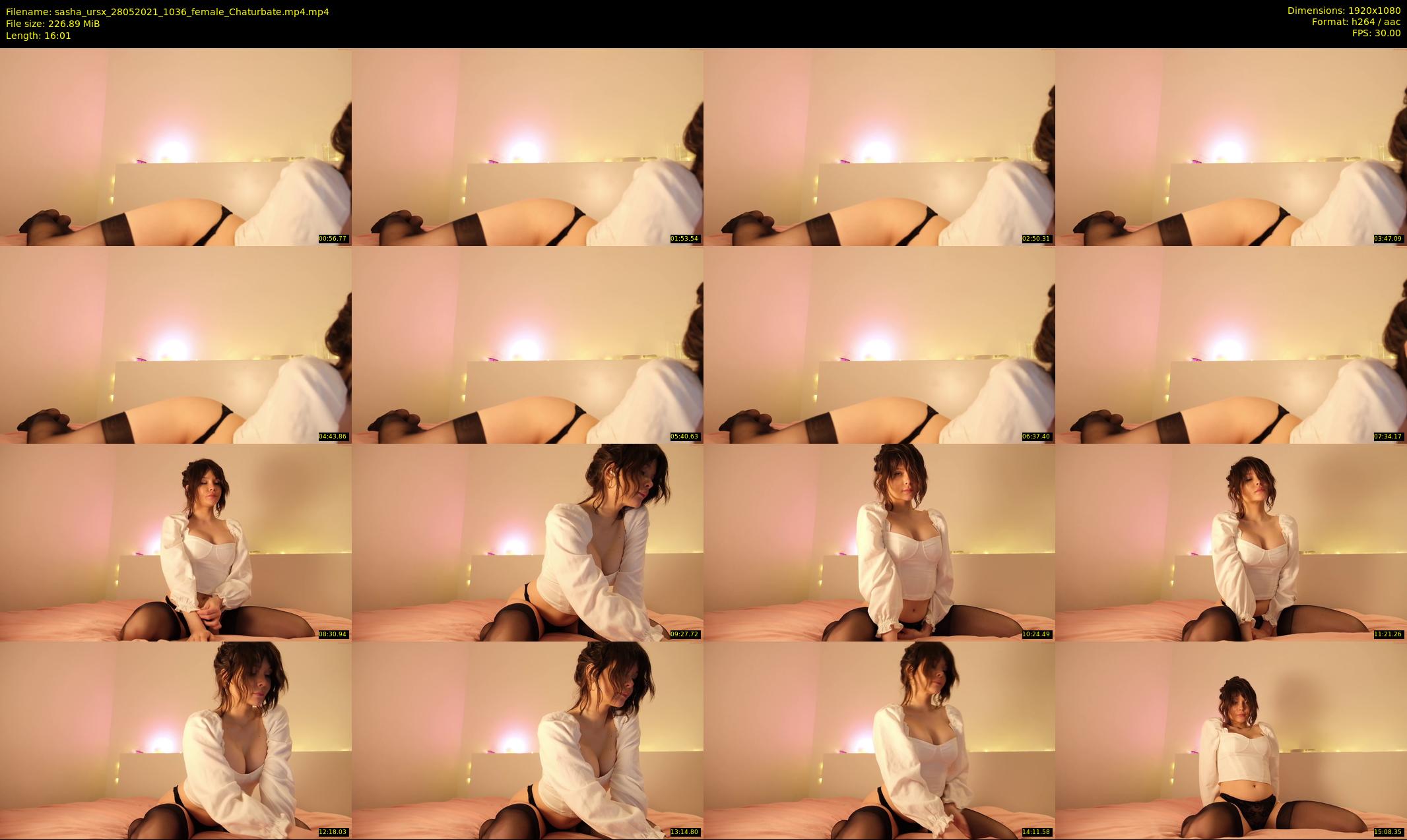 sasha_ursx — 17 minute Chaturbate female cam show recording, 1080p, May 28, 2021