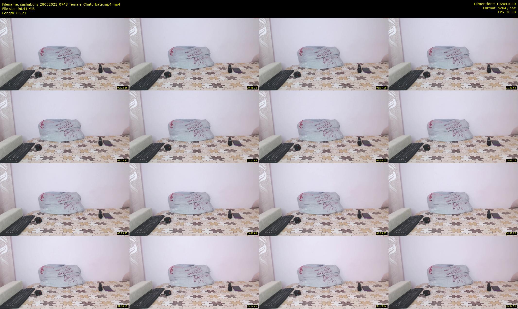 sashabulls — 7 minute Chaturbate couple cam show recording, 1080p, May 28, 2021