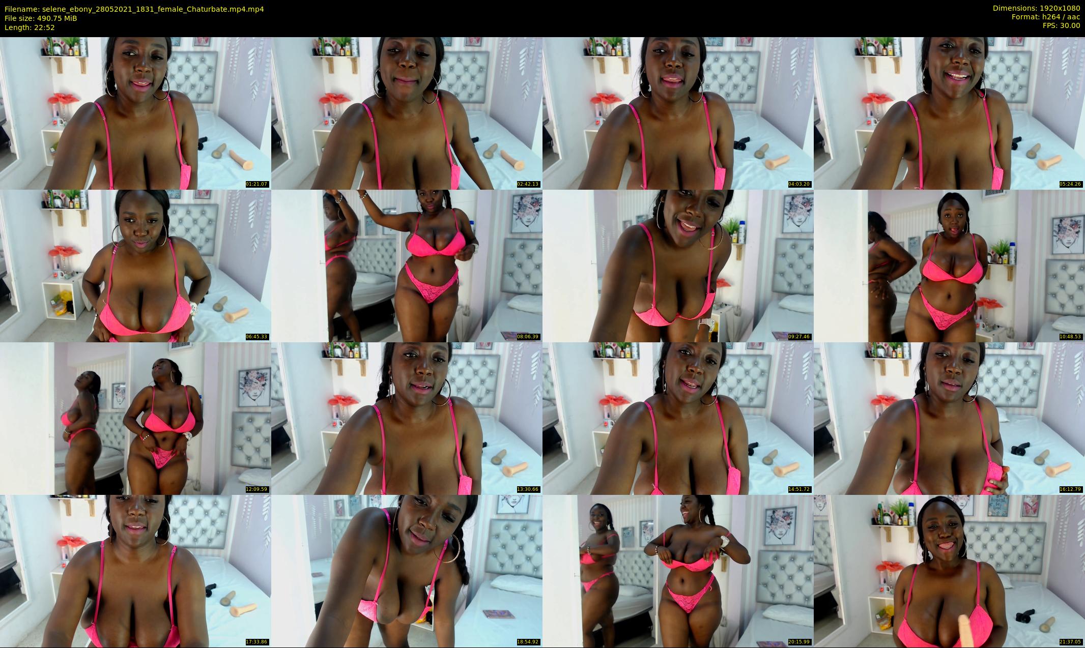 selene_ebony — 23 minute Chaturbate female cam show recording, 1080p, May 28, 2021