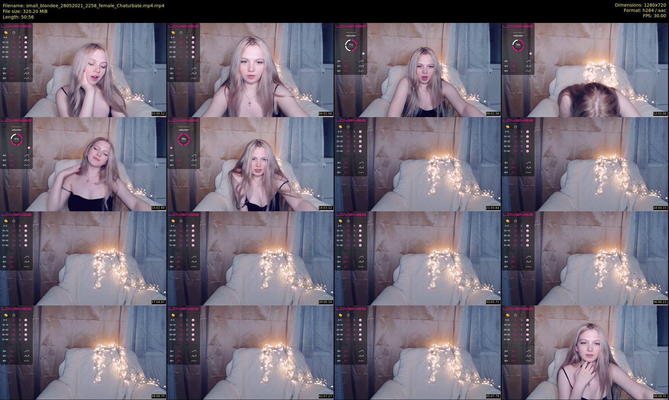 small_blondee — 51 minute Chaturbate female cam show recording, 720p, May 28, 2021