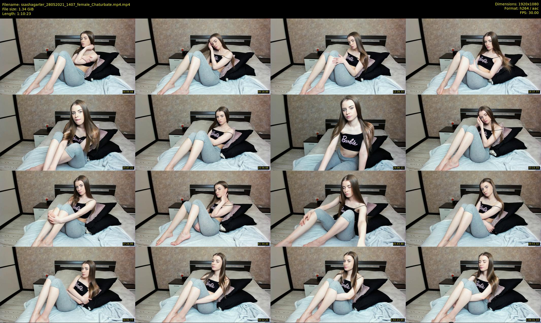 ssashagarter — 71 minute Chaturbate female cam show recording, 1080p, May 28, 2021