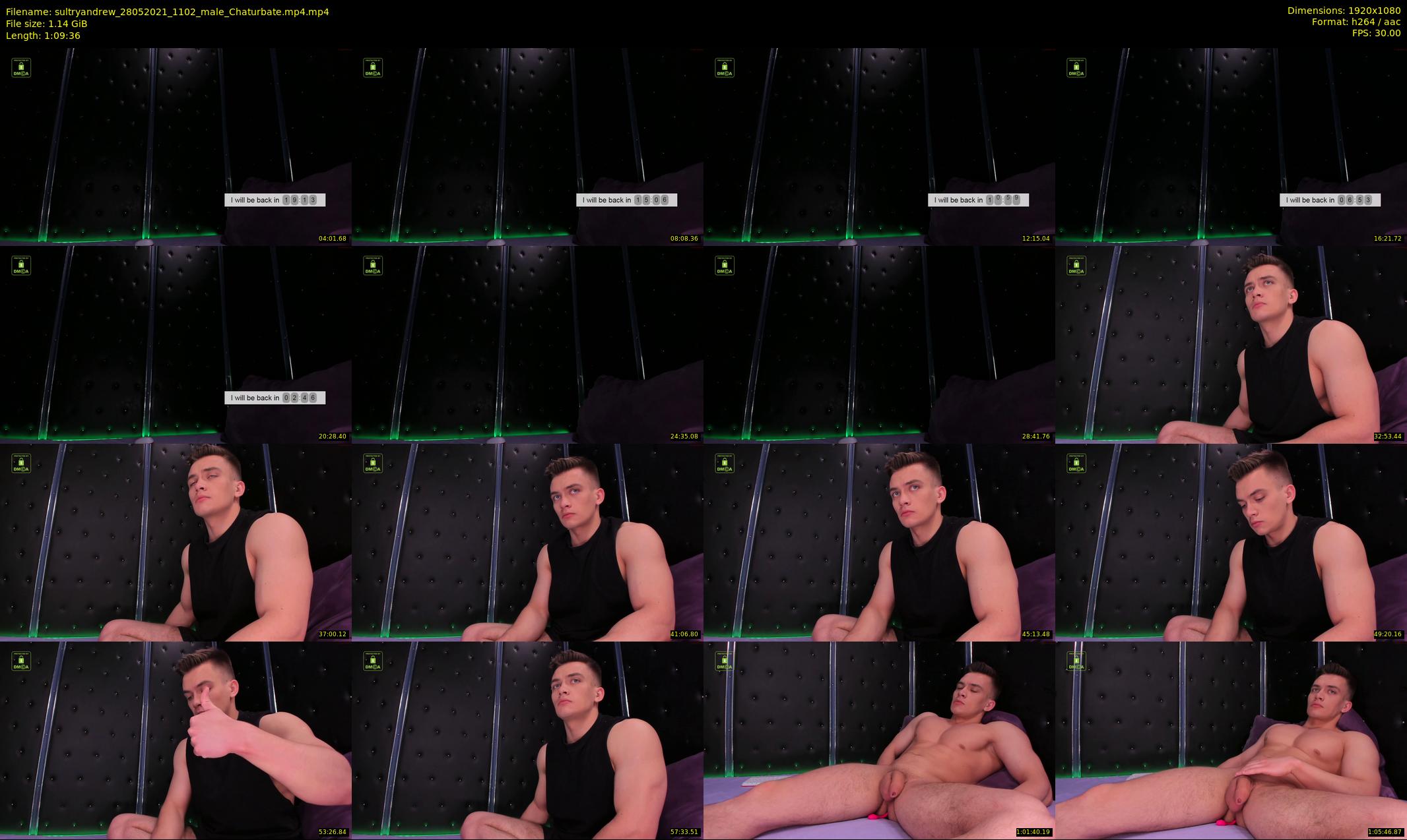 sultryandrew — 70 minute Chaturbate male cam show recording, 1080p, May 28, 2021