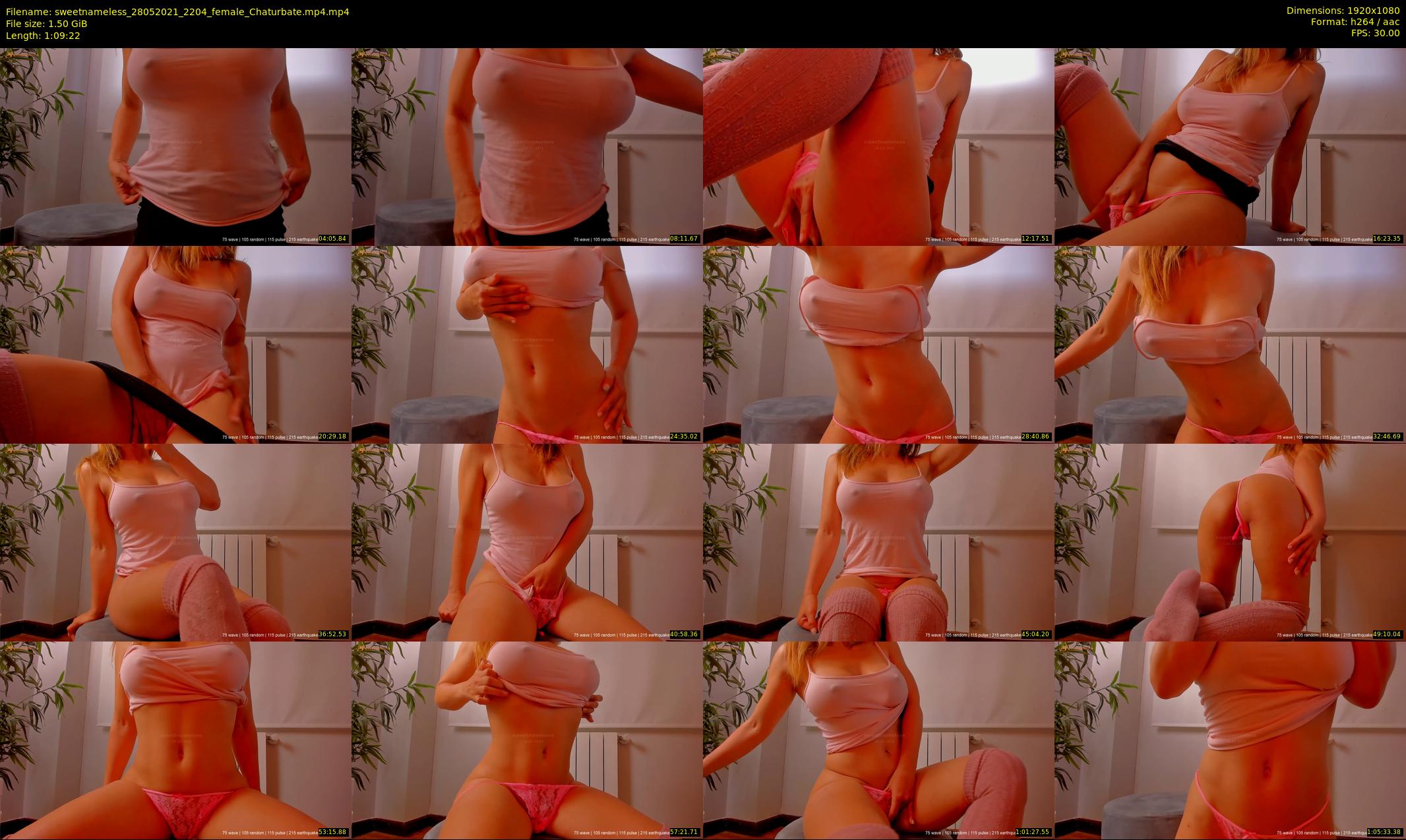 sweetnameless — 70 minute Chaturbate couple cam show recording, 1080p, May 28, 2021