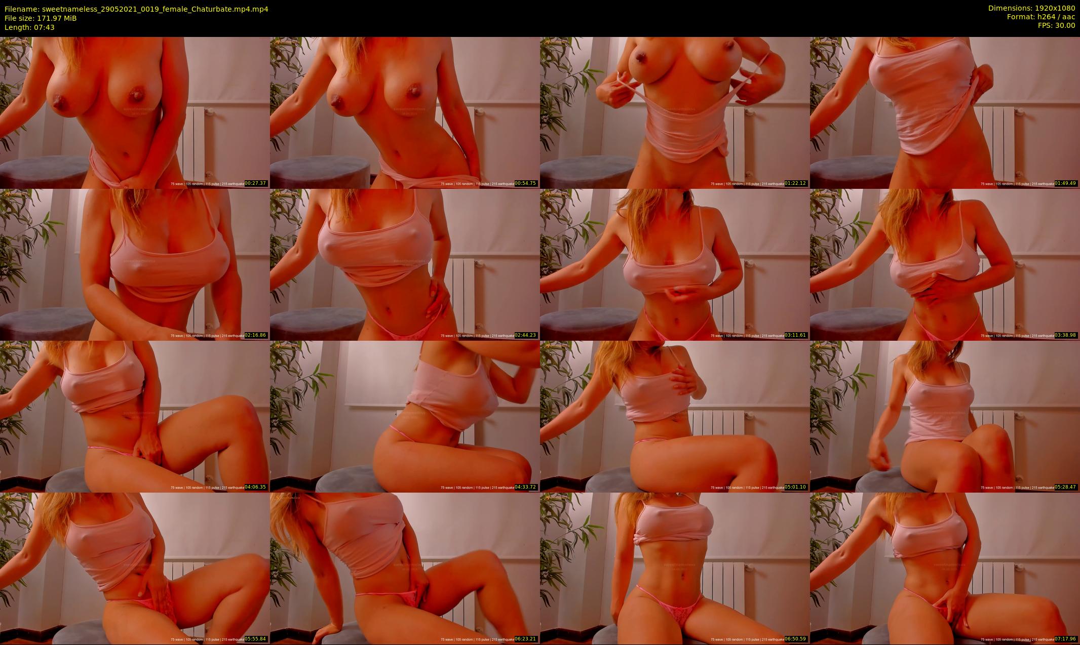 sweetnameless — 8 minute Chaturbate couple cam show recording, 1080p, May 29, 2021