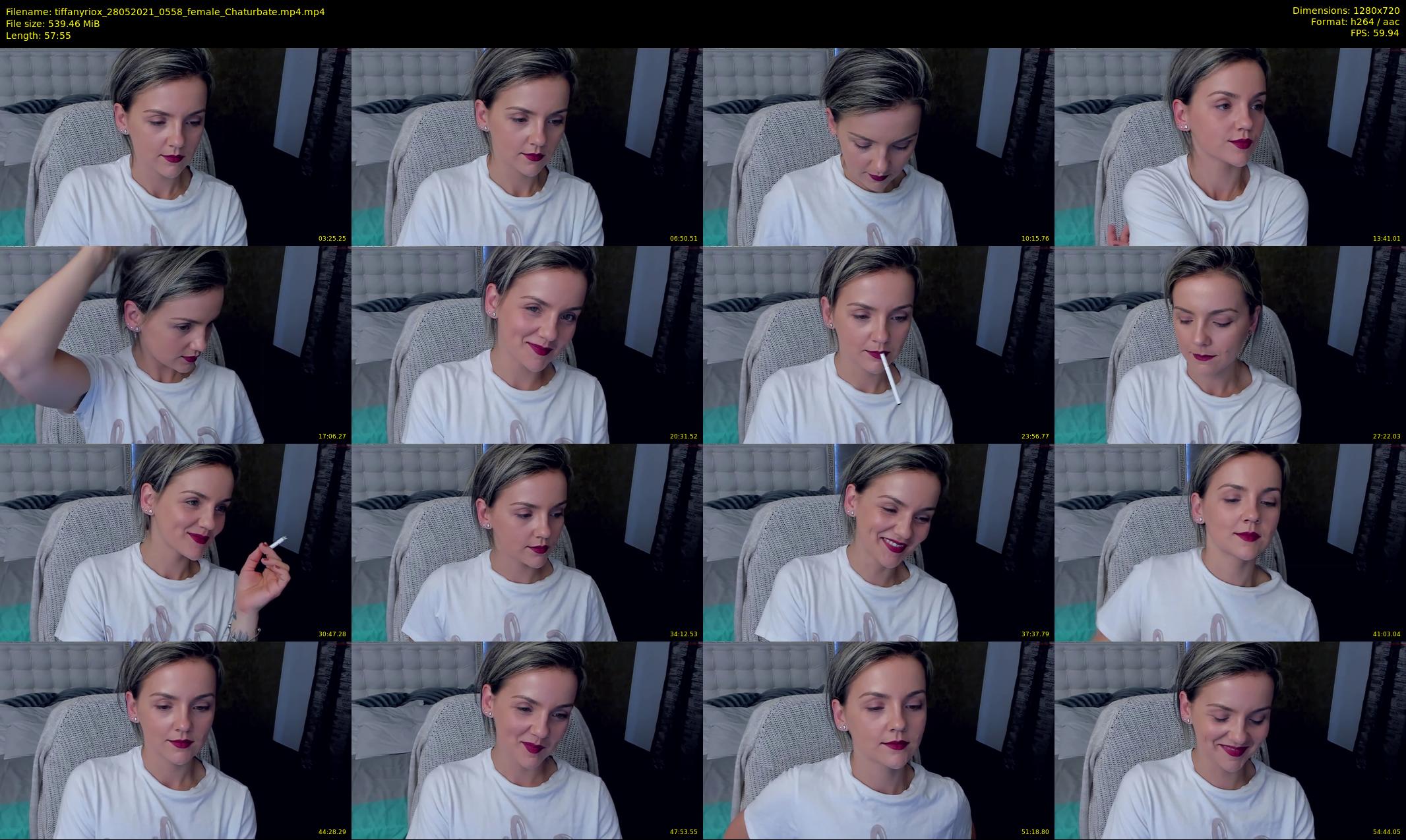 tiffanyriox — 58 minute Chaturbate female cam show recording, 720p, May 28, 2021