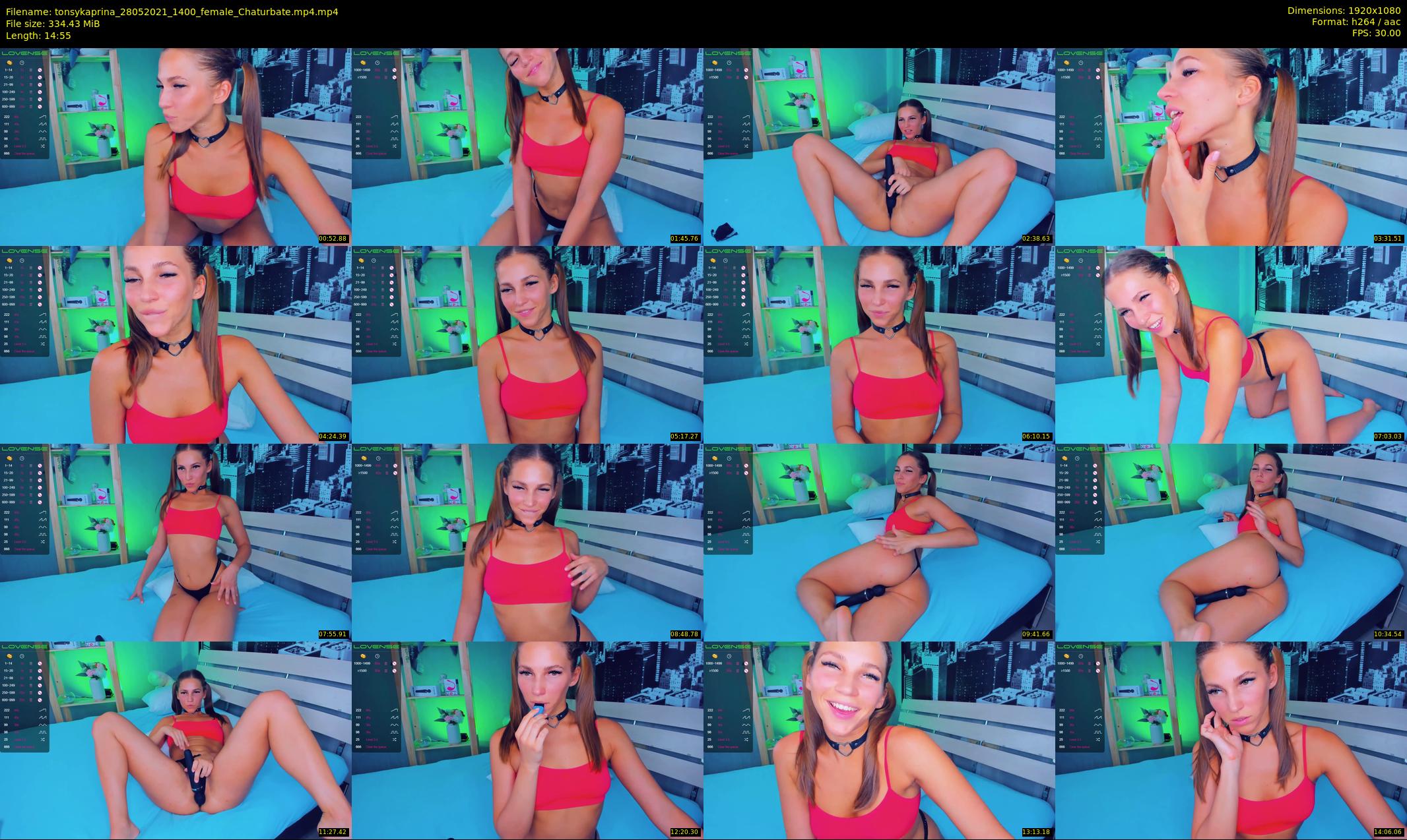 tonsykaprina — 15 minute Chaturbate couple cam show recording, 1080p, May 28, 2021