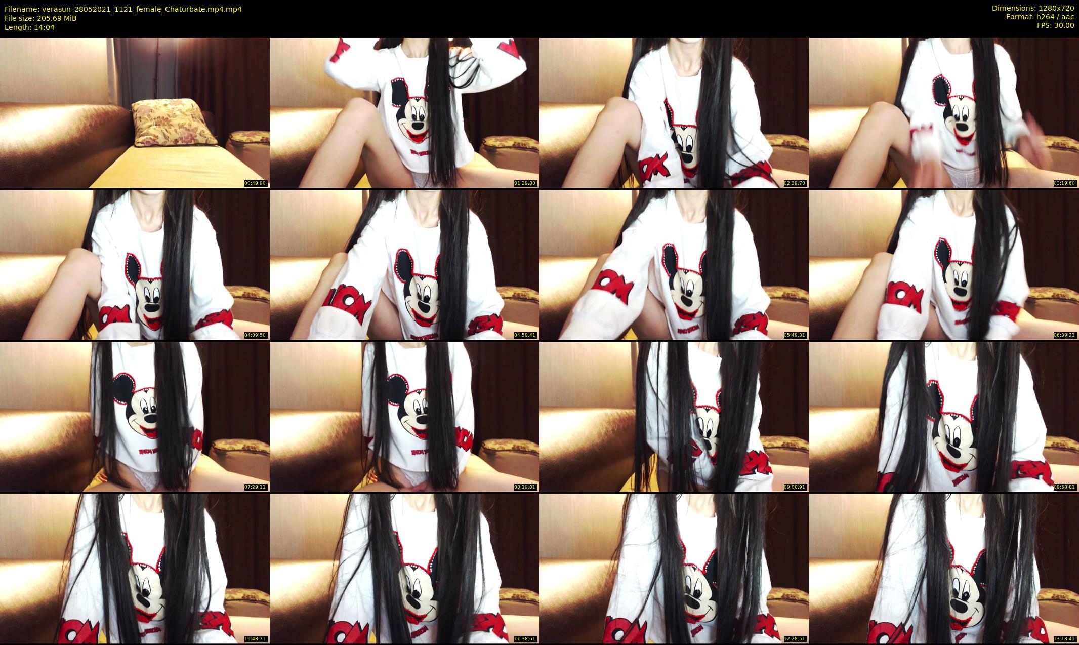 verasun — 15 minute Chaturbate female cam show recording, 720p, May 28, 2021