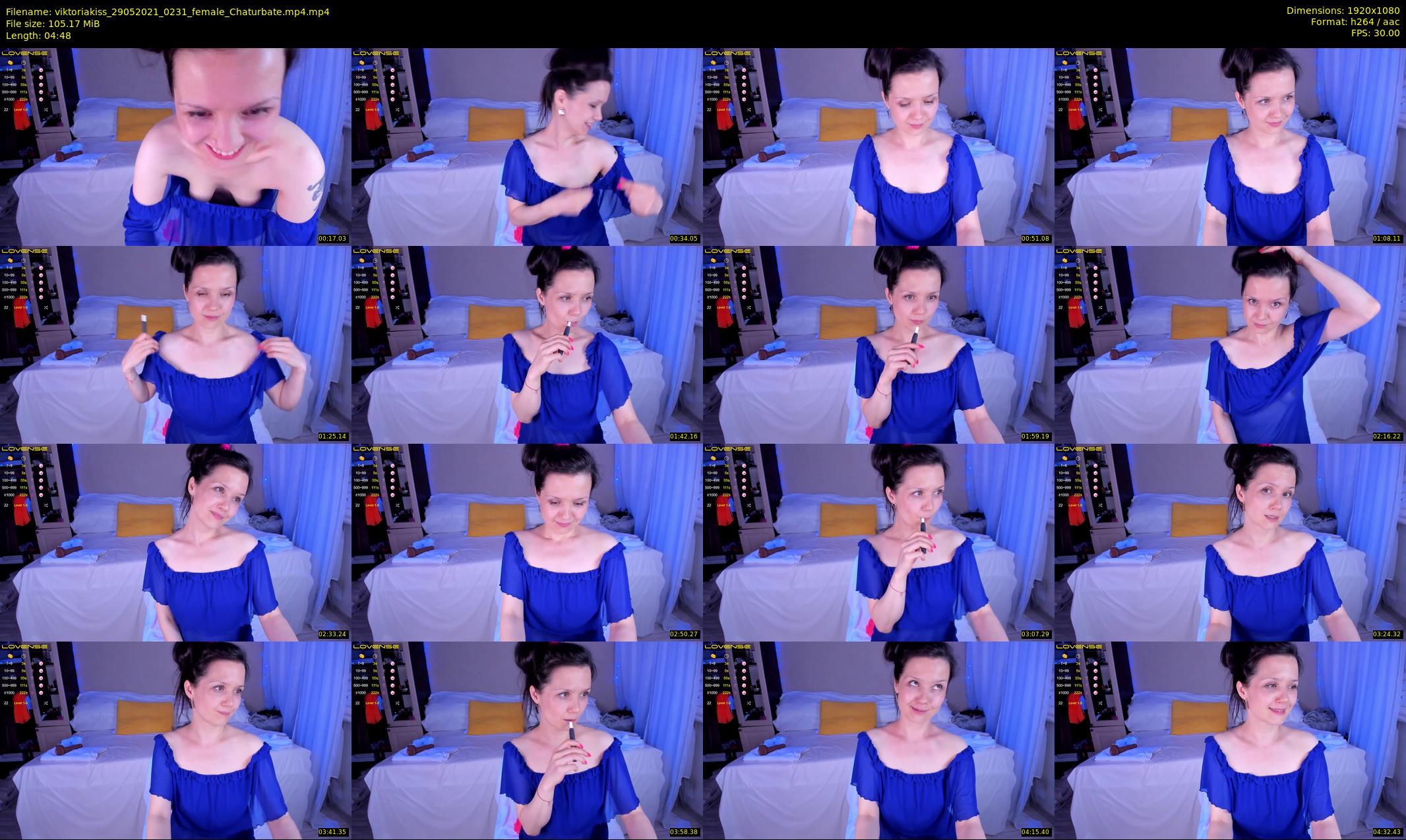 viktoriakiss — 5 minute Chaturbate female cam show recording, 1080p, May 29, 2021