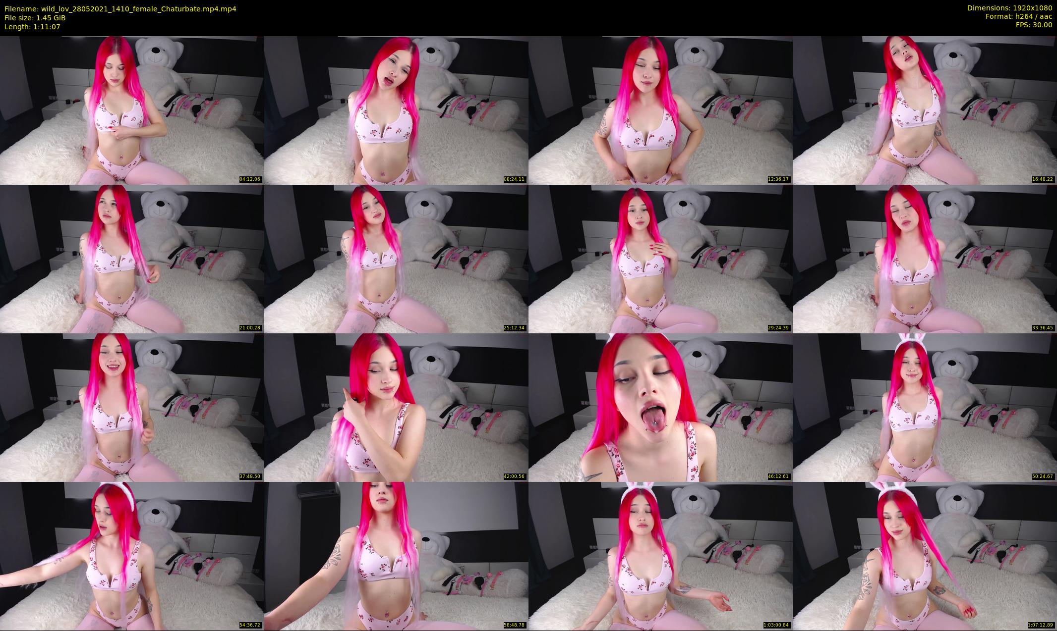 wild_lov — 72 minute Chaturbate female cam show recording, 1080p, May 28, 2021