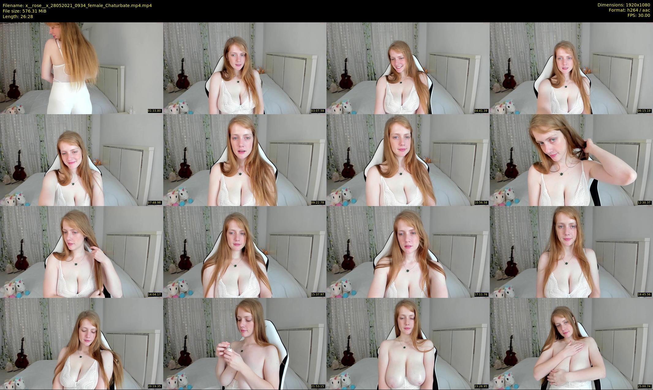 x__rose__x — 27 minute Chaturbate female cam show recording, 1080p, May 28, 2021