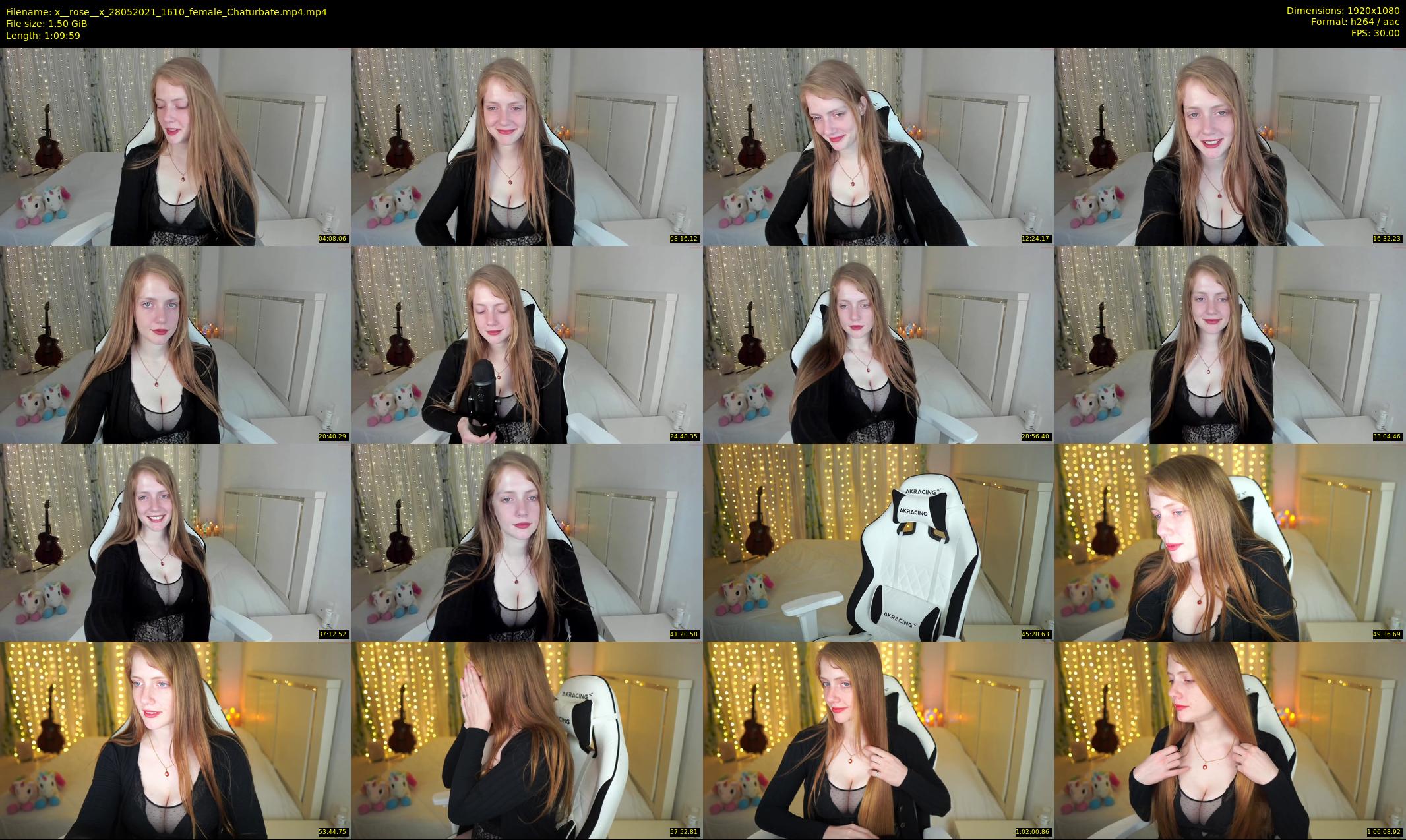 x__rose__x — 70 minute Chaturbate female cam show recording, 1080p, May 28, 2021