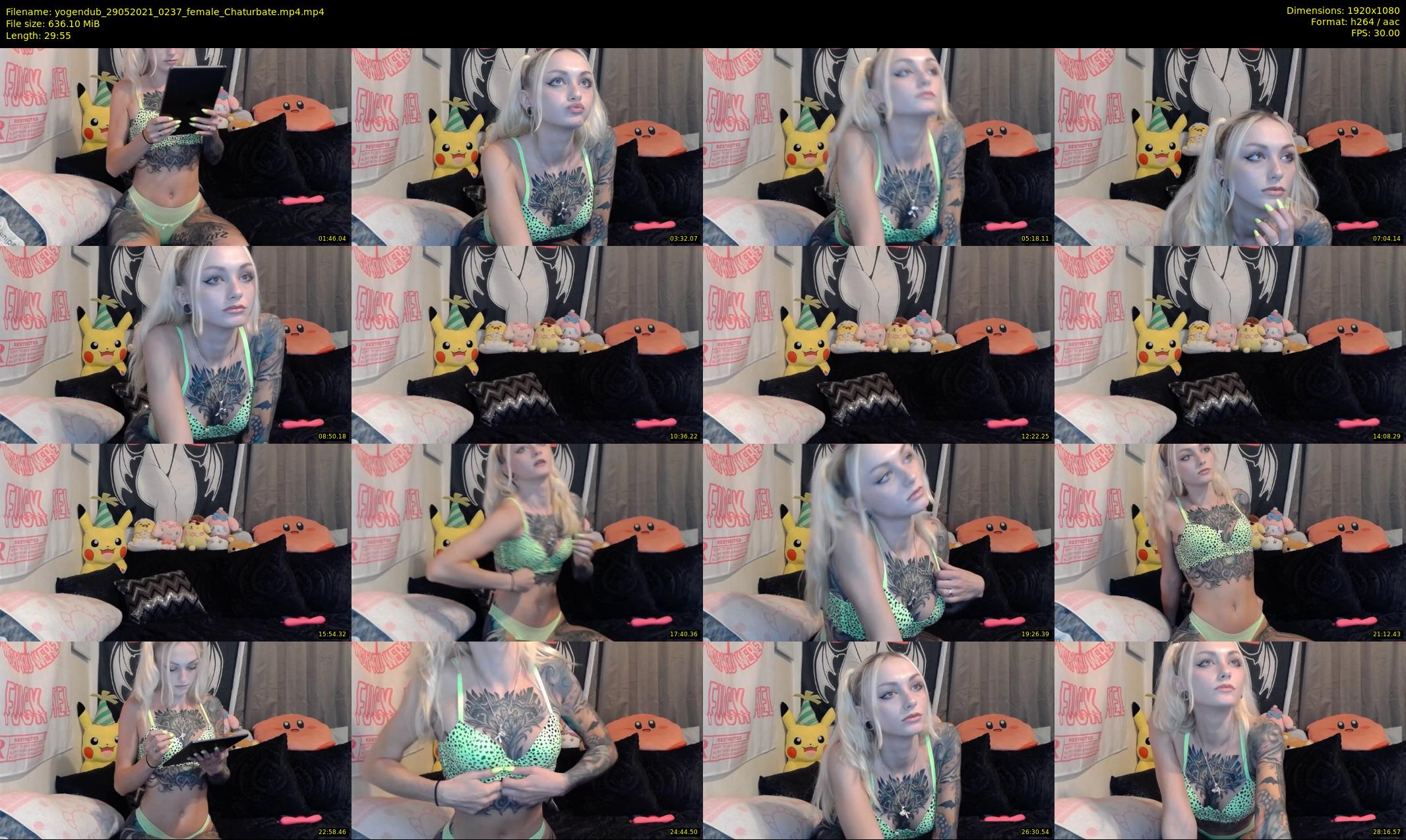 yogendub — 30 minute Chaturbate female cam show recording, 1080p, May 29, 2021